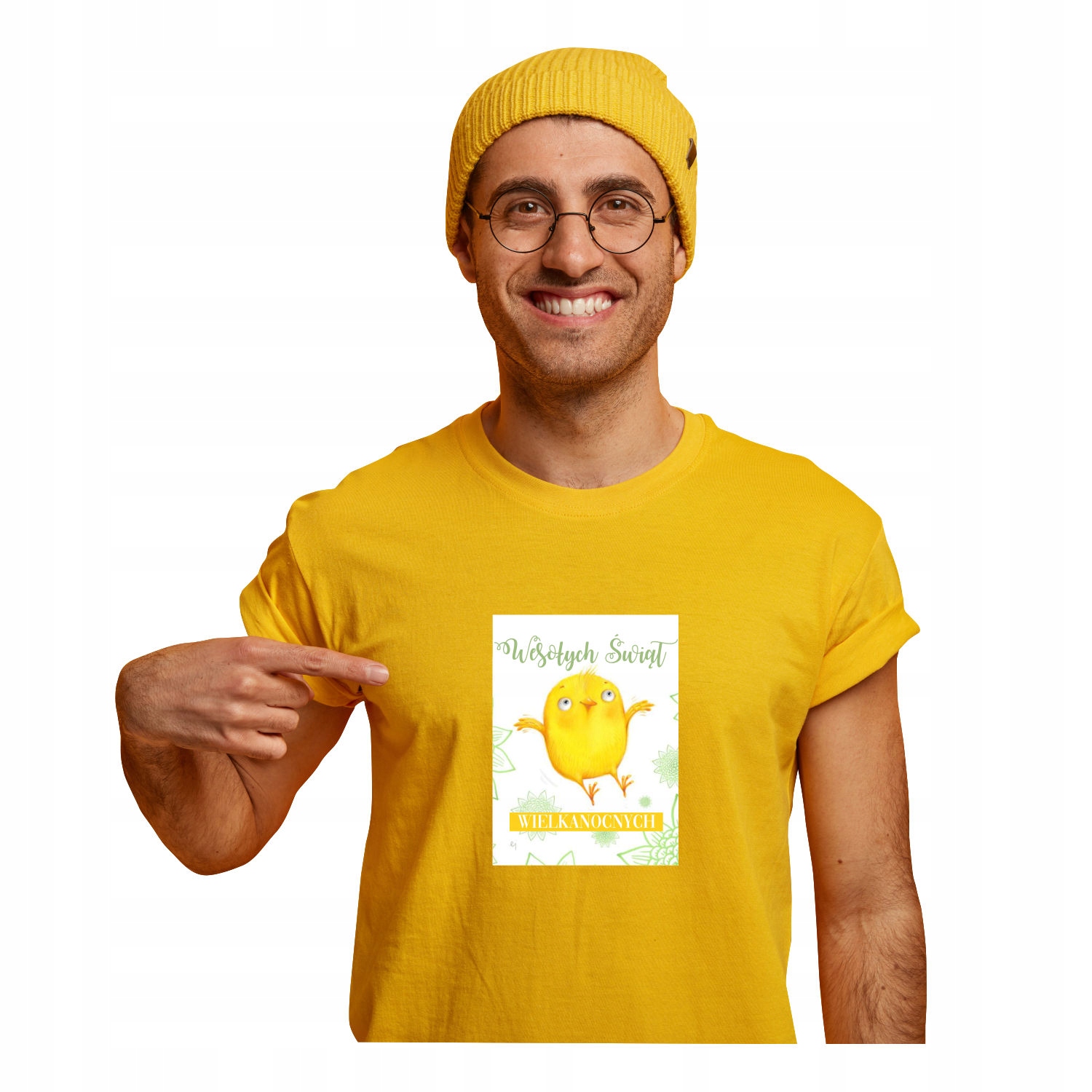 Koszulka z nadrukiem PREZENT WESOŁYCH ŚWIĄT