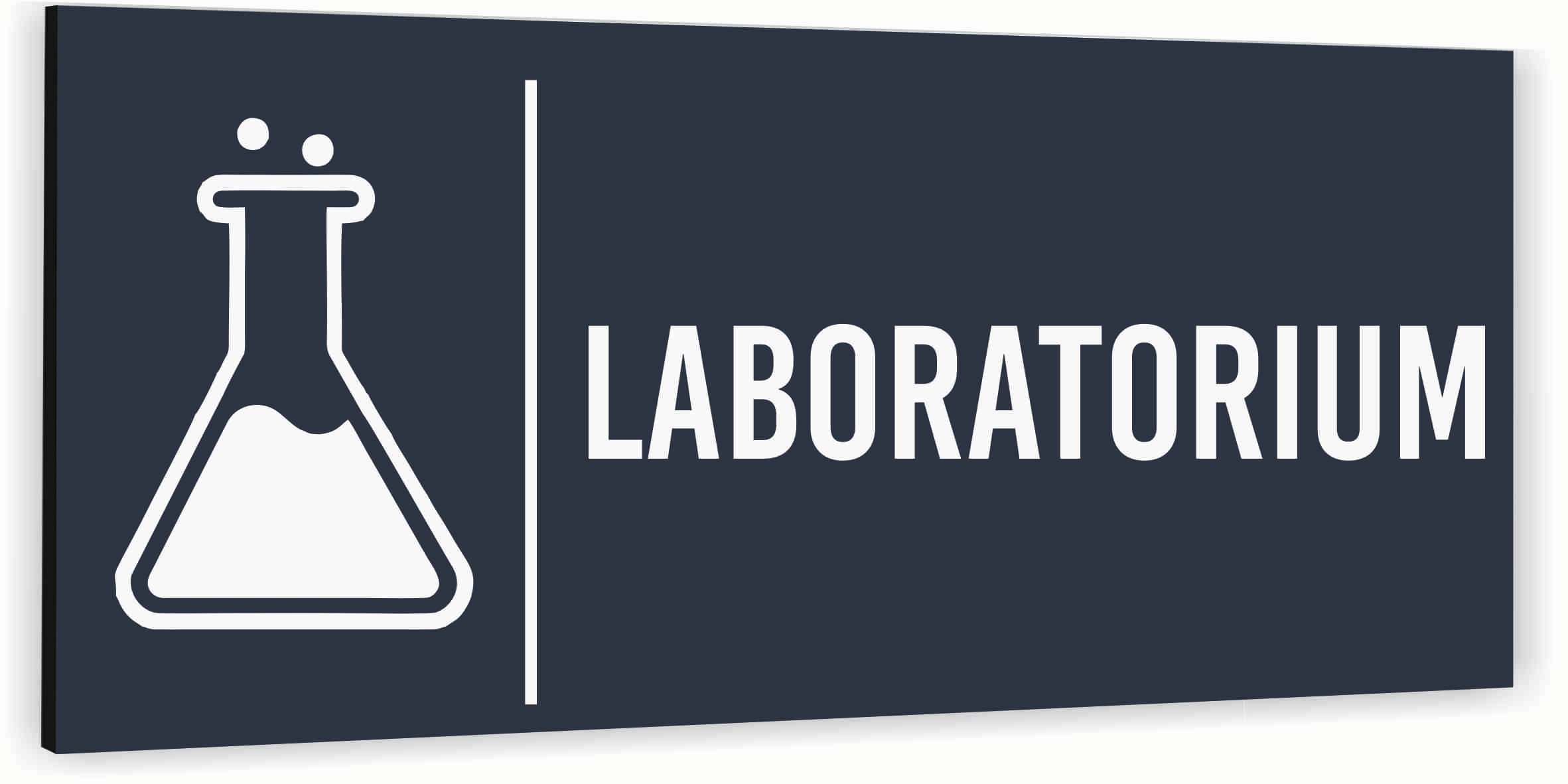 Tabliczka informacyjna LABORATORIUM Aluminium ATRACYTOWA Nierdzewna