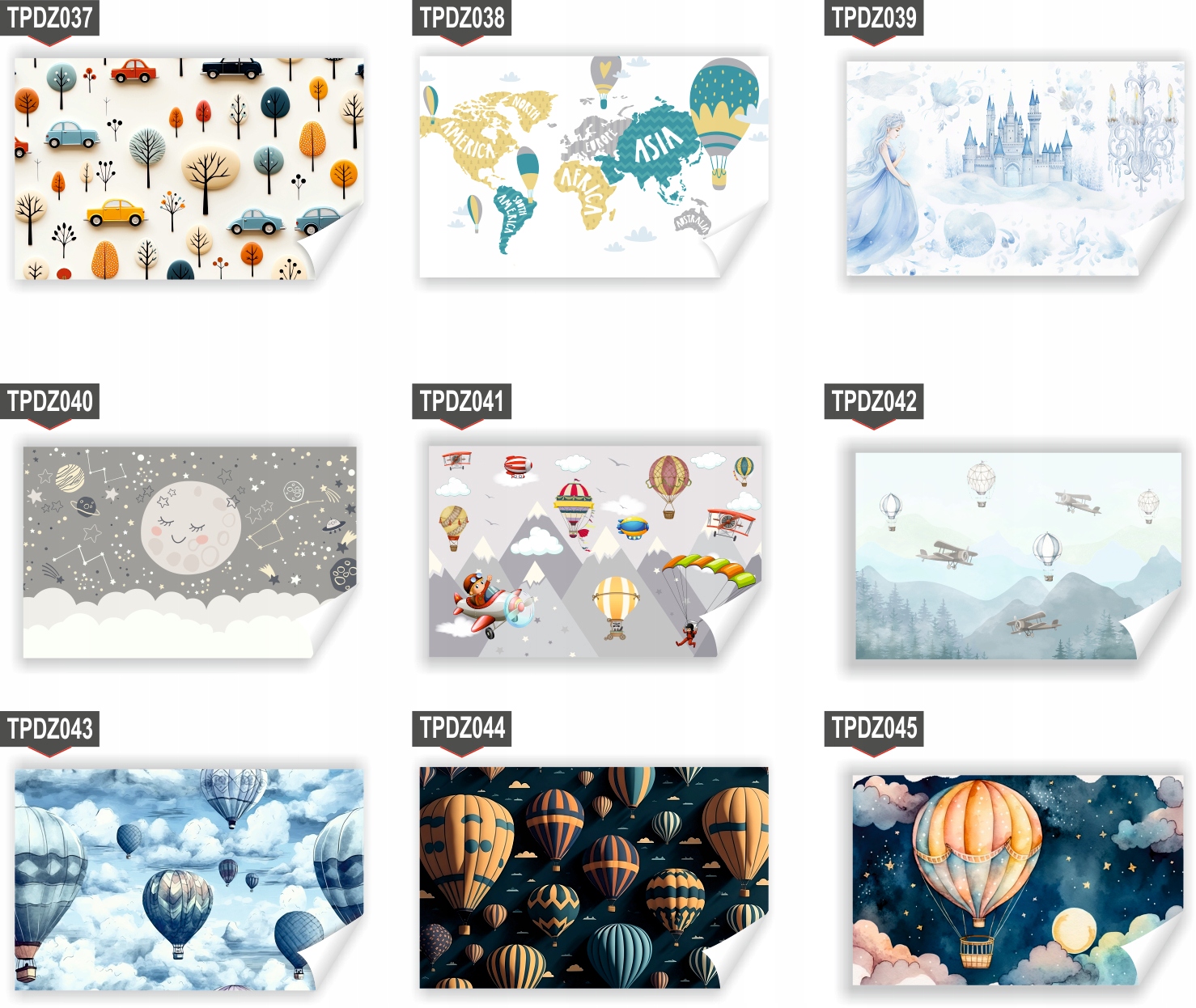 Tapeta PREMIUM STRUKTURA ZMYWALANA Pejzaż miejski auta samoloty dla dzieci