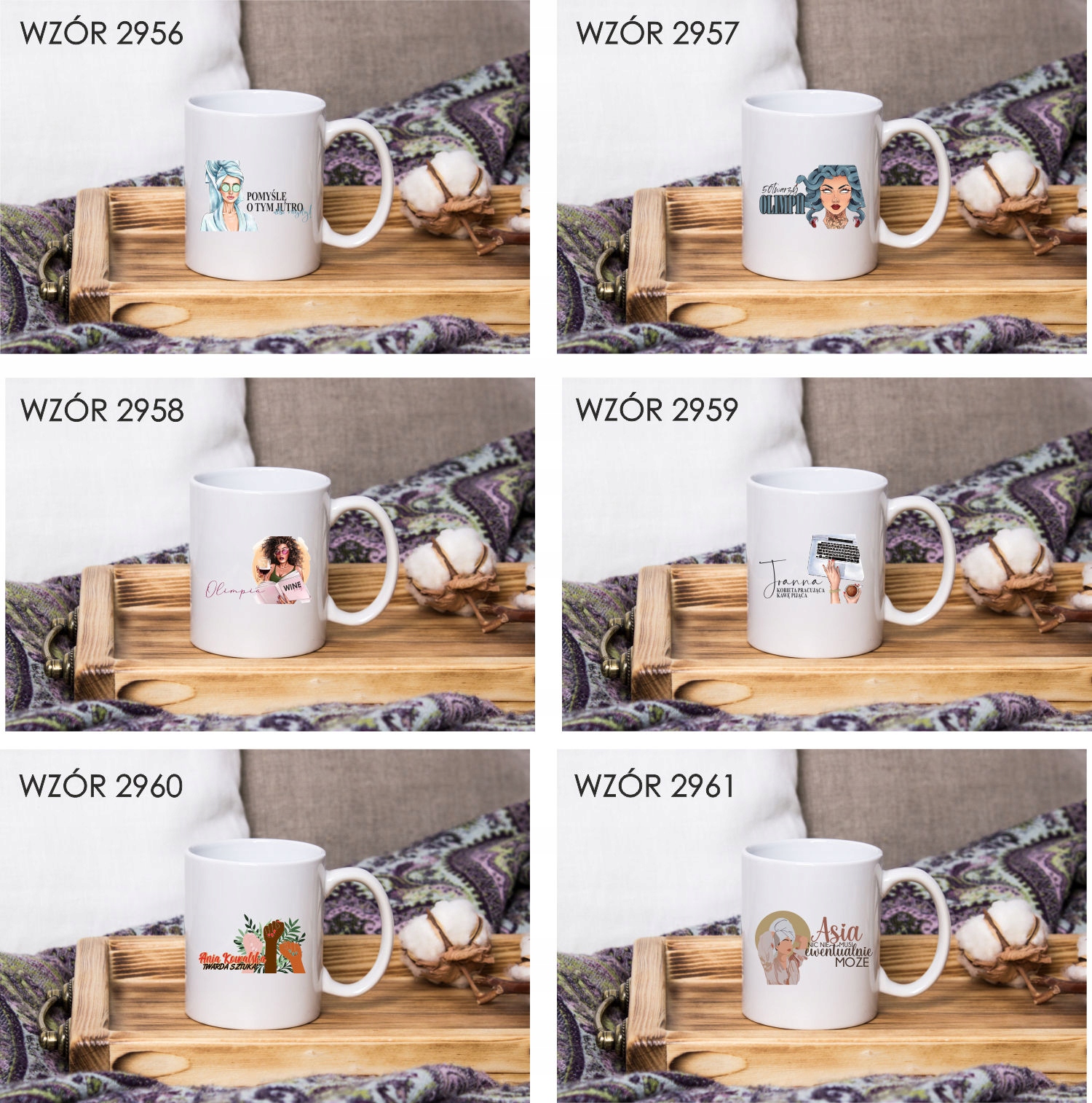 Kubek z nadrukiem MIEJSCE KOBIETY JEST W KUCHNI