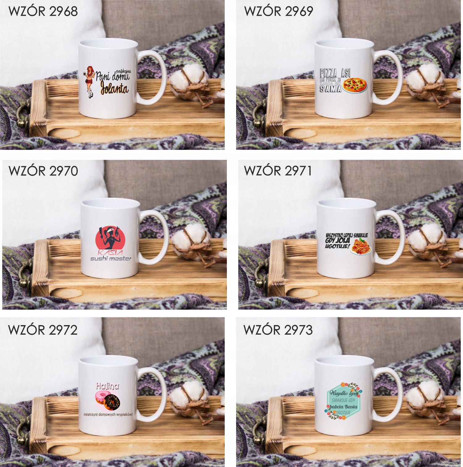 Kubek z nadrukiem MIEJSCE KOBIETY JEST W KUCHNI