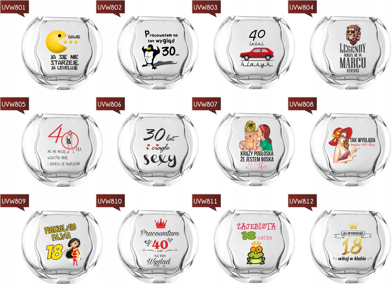 Wazon PREZENT urodziny Legendy rodzą się w marcu