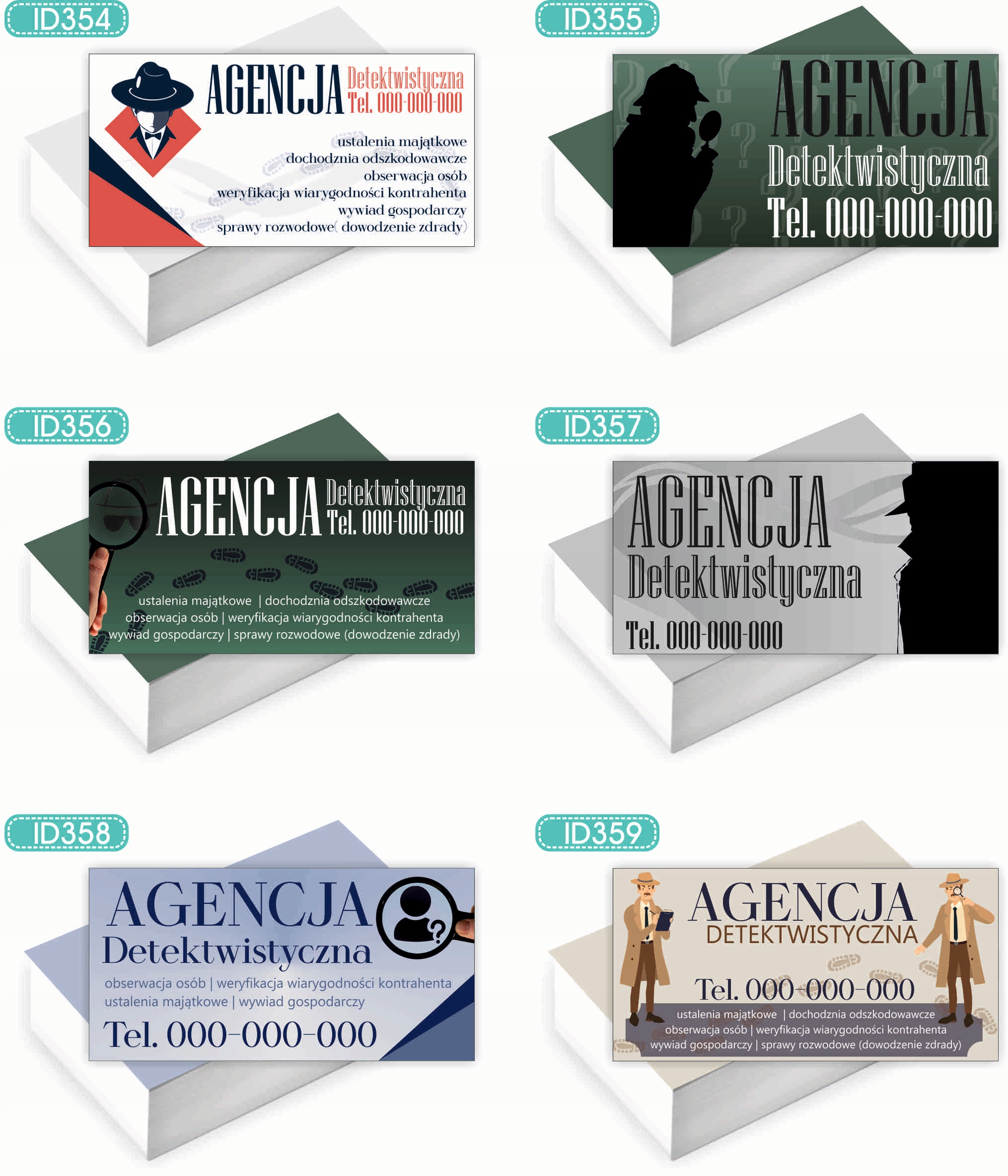 Wizytówki firmowe Foliowane 1000szt wiele różnych wzorów NAPRAWA OBUWIA