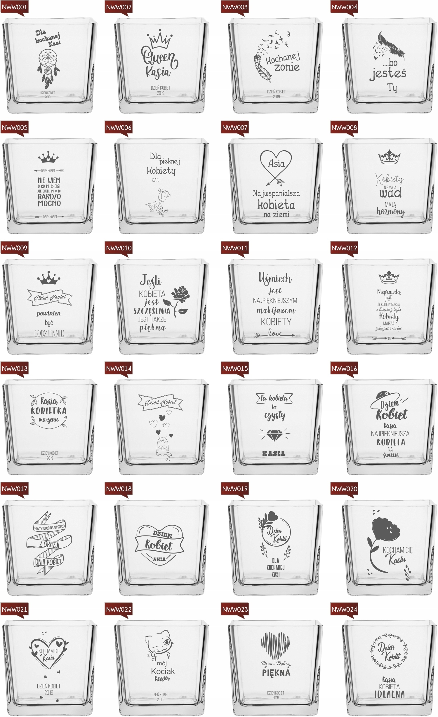 Wazon z grawerem PREZENT na roczek 1 urodziny