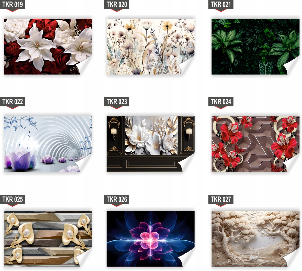 Fototapeta PREMIUM STRUKTURA ZMYWALANA NA WYMIAR bukiet białych lilii