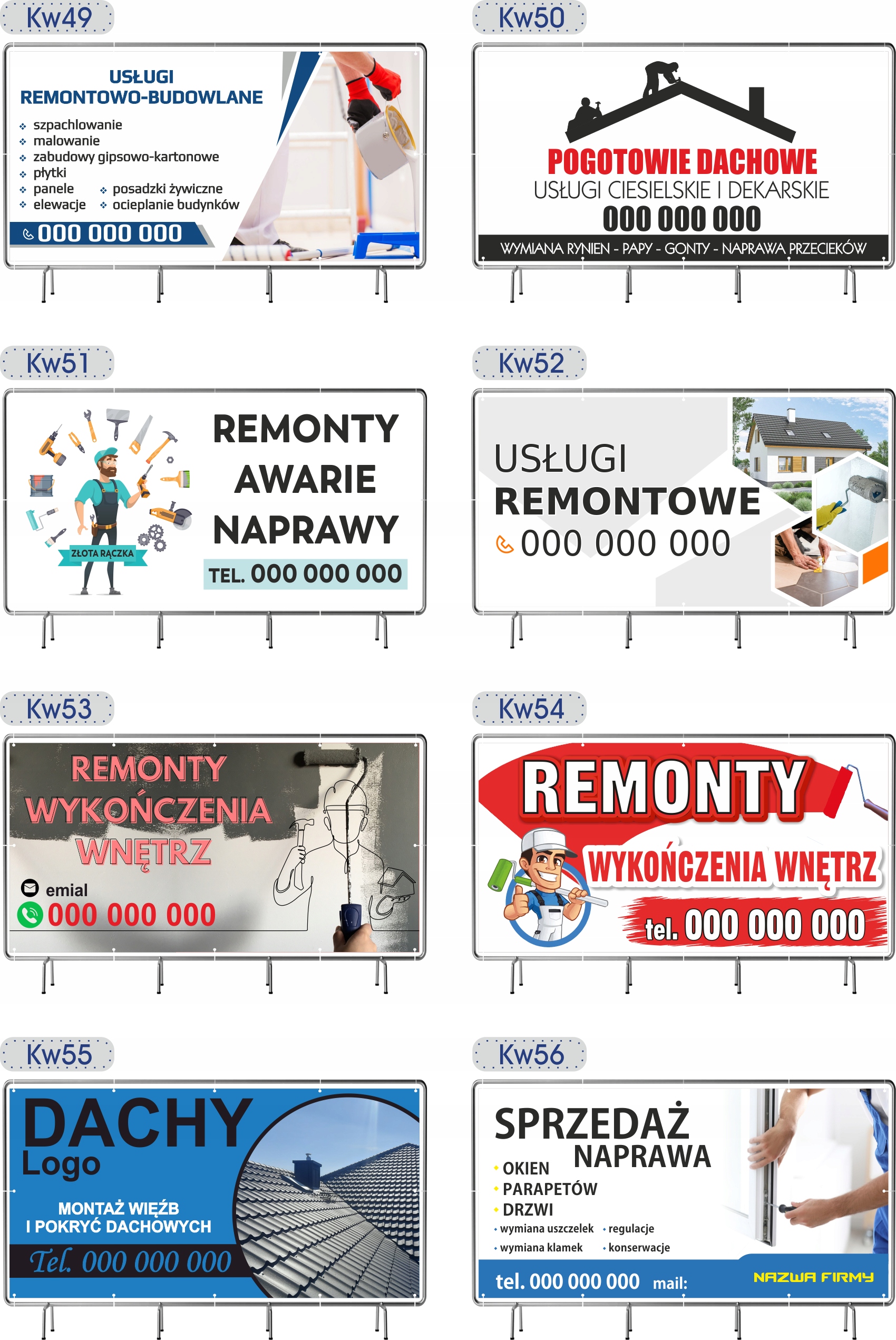 BANER REKLAMOWY plandeka 3x1m 510g powlekany + LAKIER UV PROJEKT GRATIS