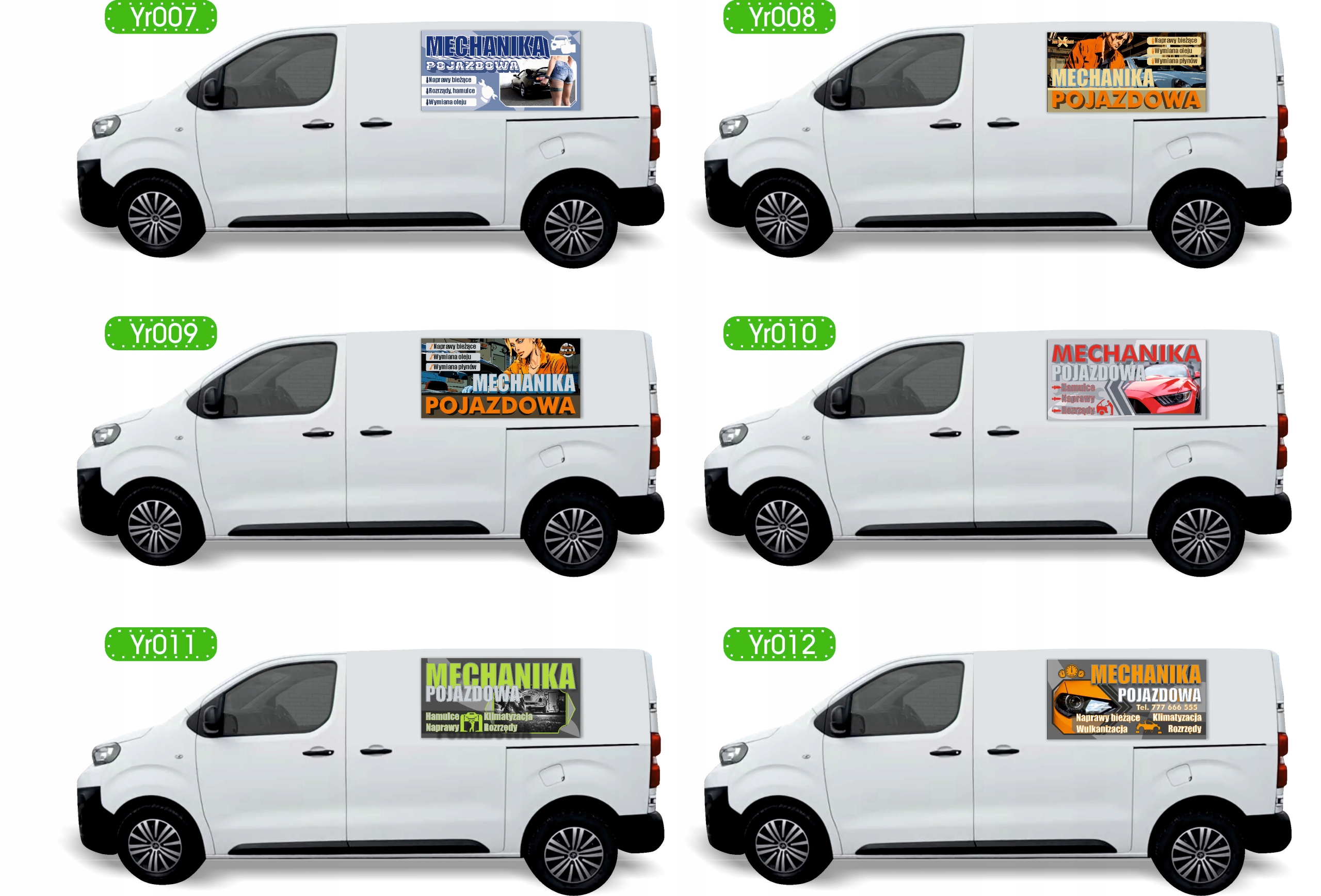 Reklama Naklejka na samochód POGOTOWIE AGD projekt w cenie