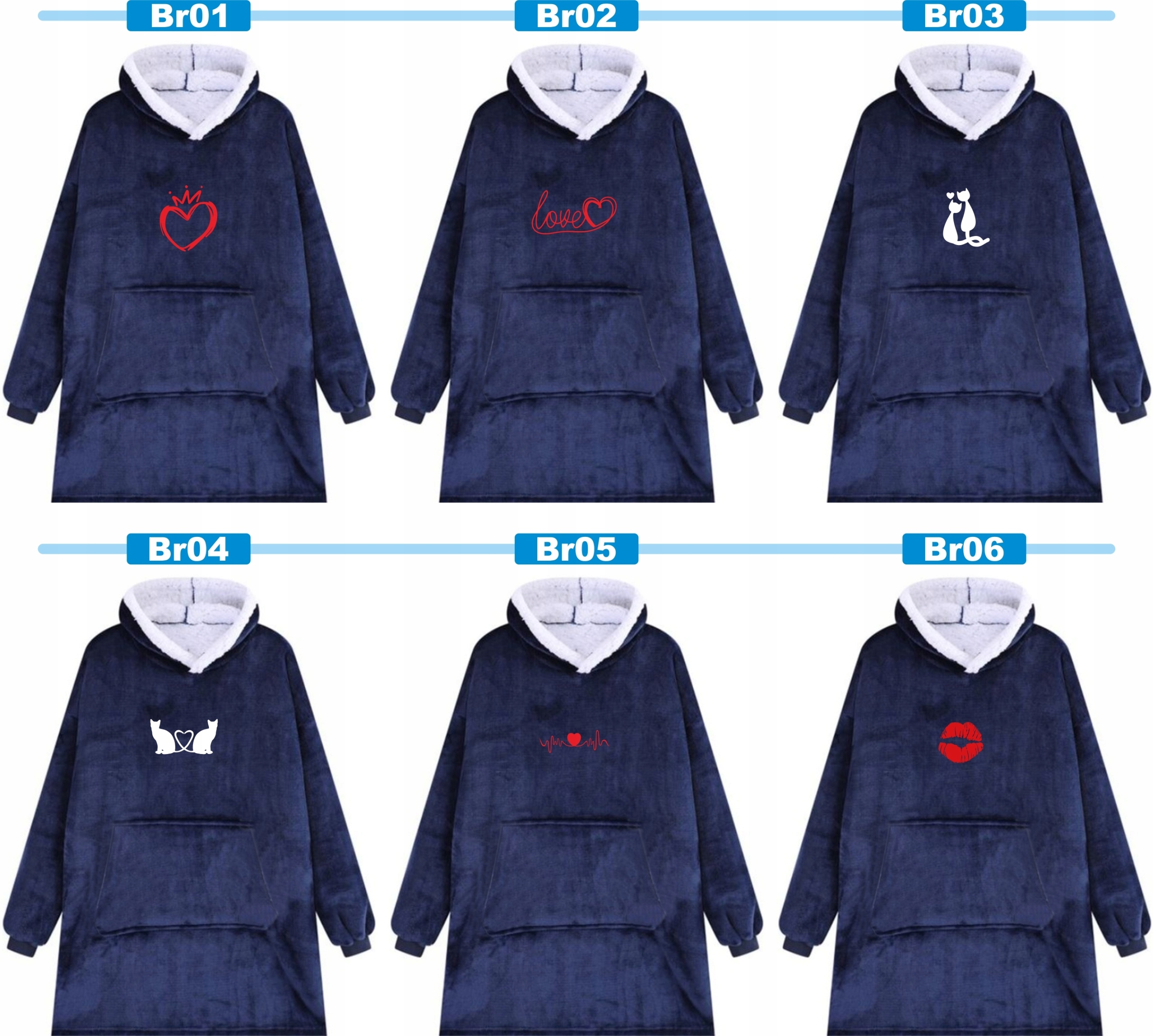 KOCOBLUZA BLUZA KOC OVERSIZE Z HAFTEM PREZENT personalizowany twoje imię