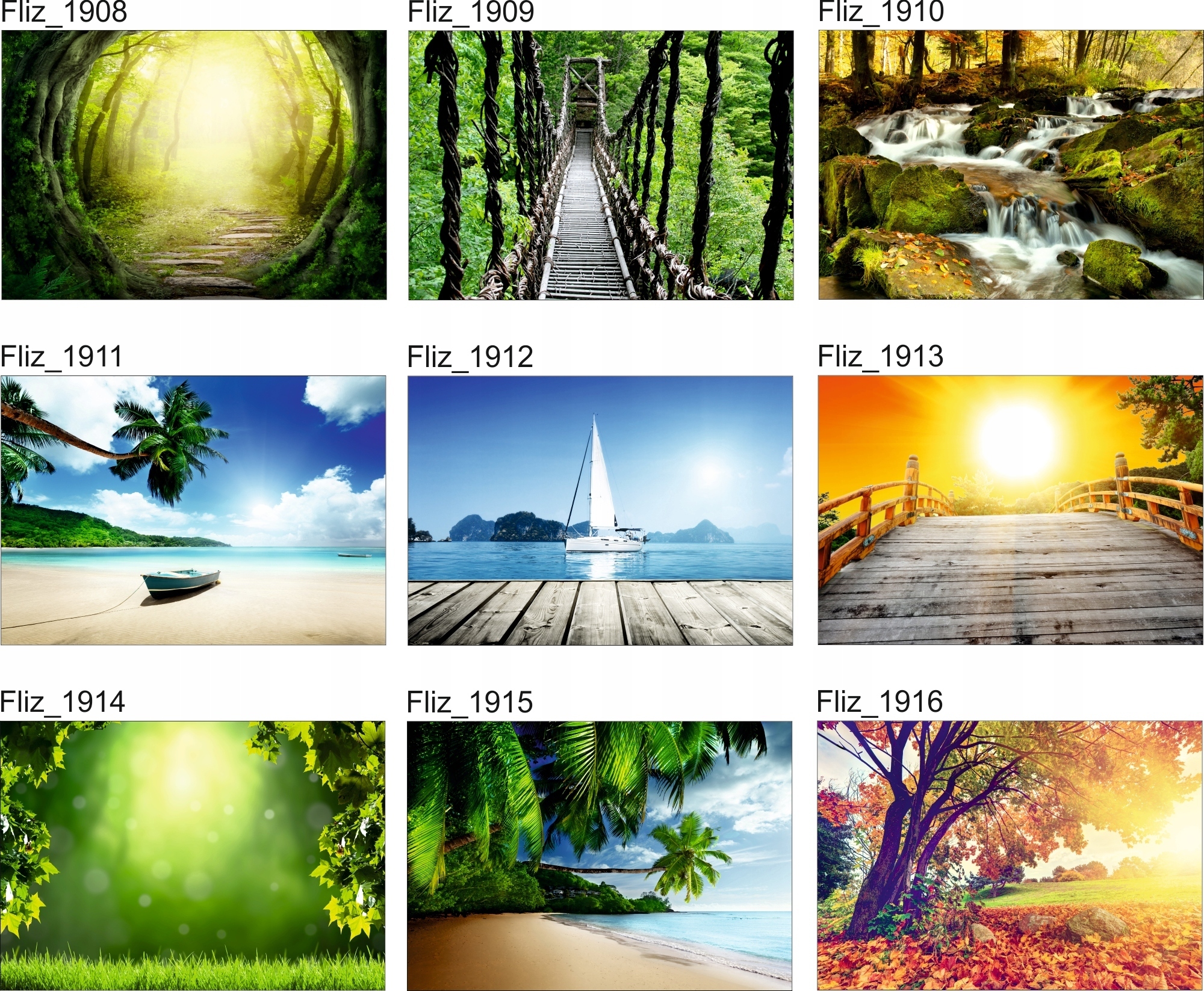 FOTOTAPETA KRAJOBRAZ PALMY PLAŻA WIDOK SŁOŃCE