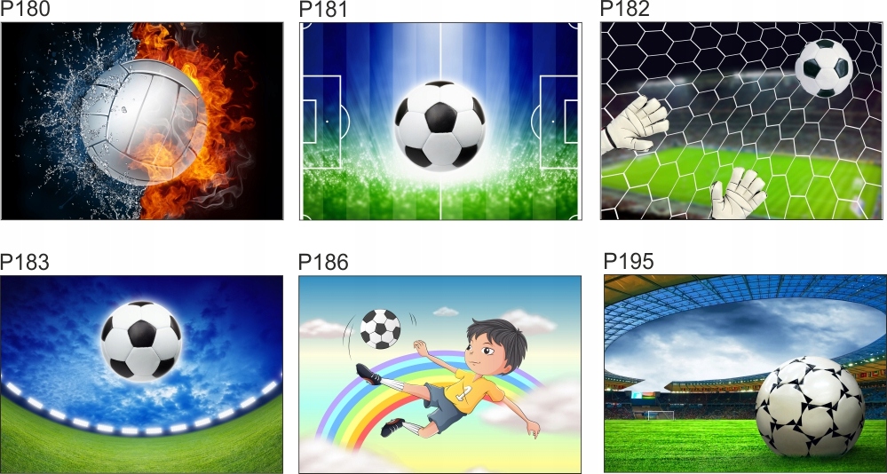 Fototapeta 3D dla dzieci stadion piłka 260x200 FLI