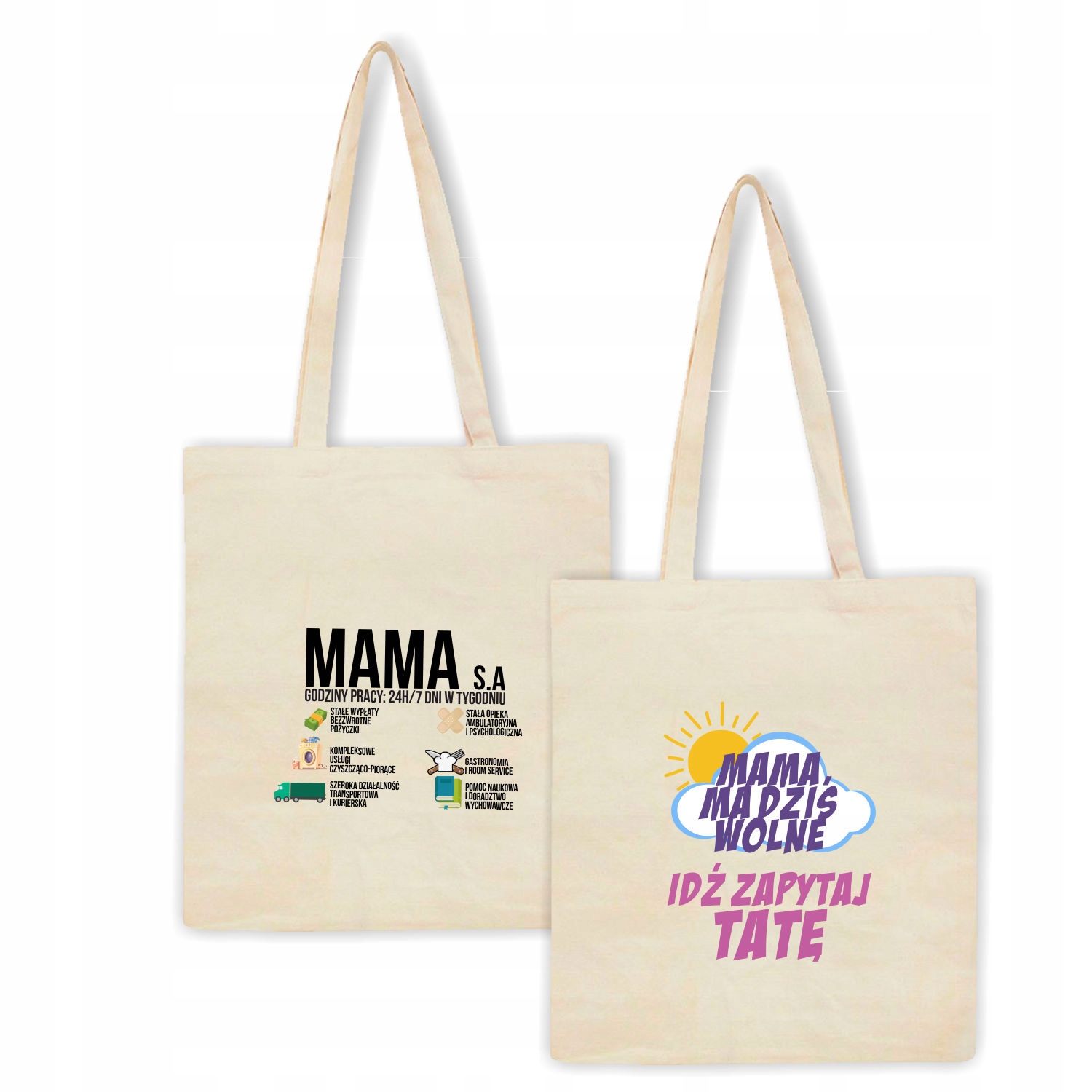Eko Torba z nadrukiem PREZENT DZIEŃ MAMY MAMA S.A