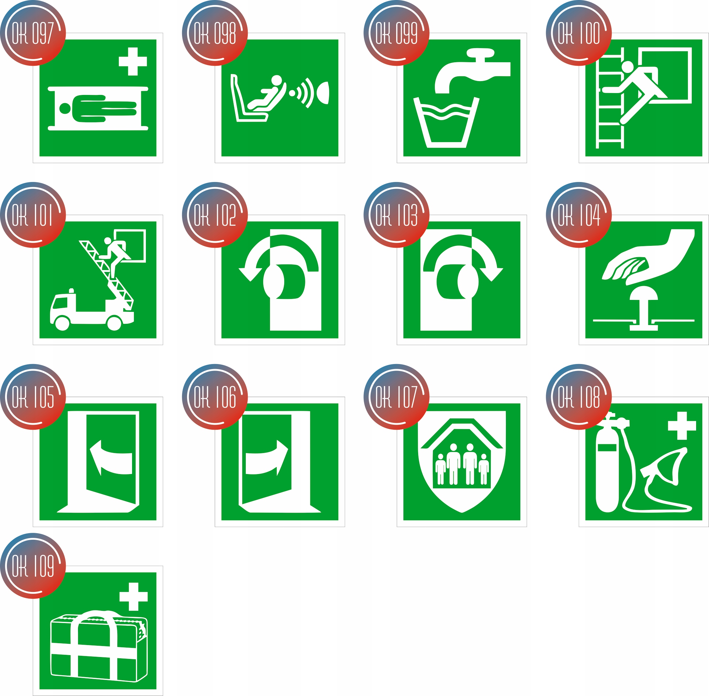 Tabliczka informacyjna piktogram 10x10 cm grawer strzałka