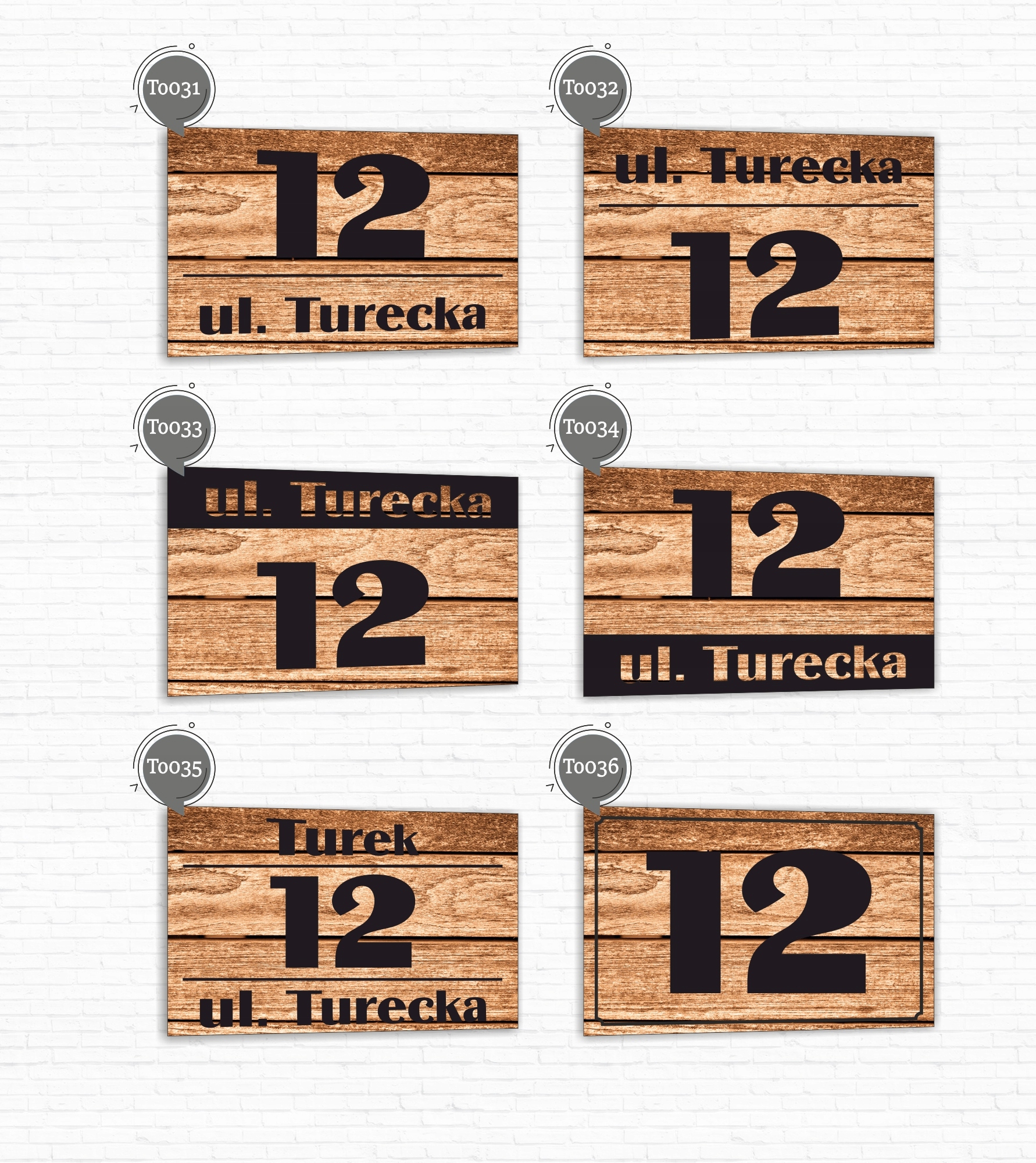 Tabliczka adresowa Numer domu Tablica adres posesji Metal ALUMINIUM 30x20cm