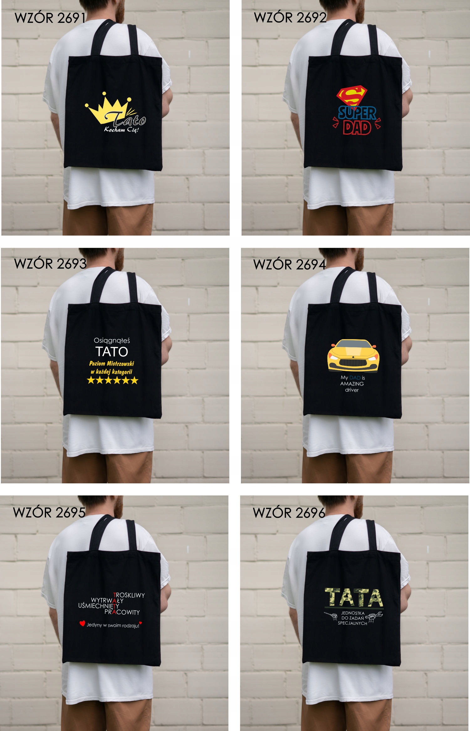 Eko Torba z nadrukiem PREZENT MY DAD