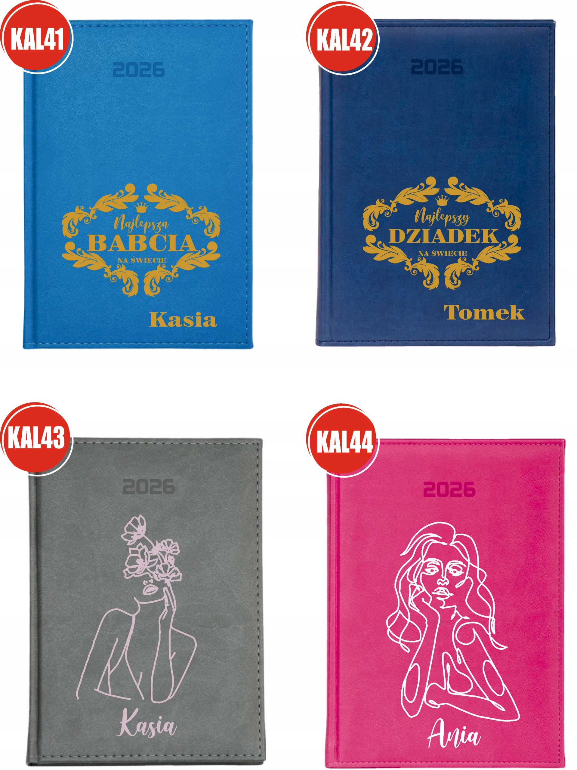 KALENDARZ A5 2026 DZIENNY terminarz z nadrukiem FIRMOWY SERWIS NAPRAWA