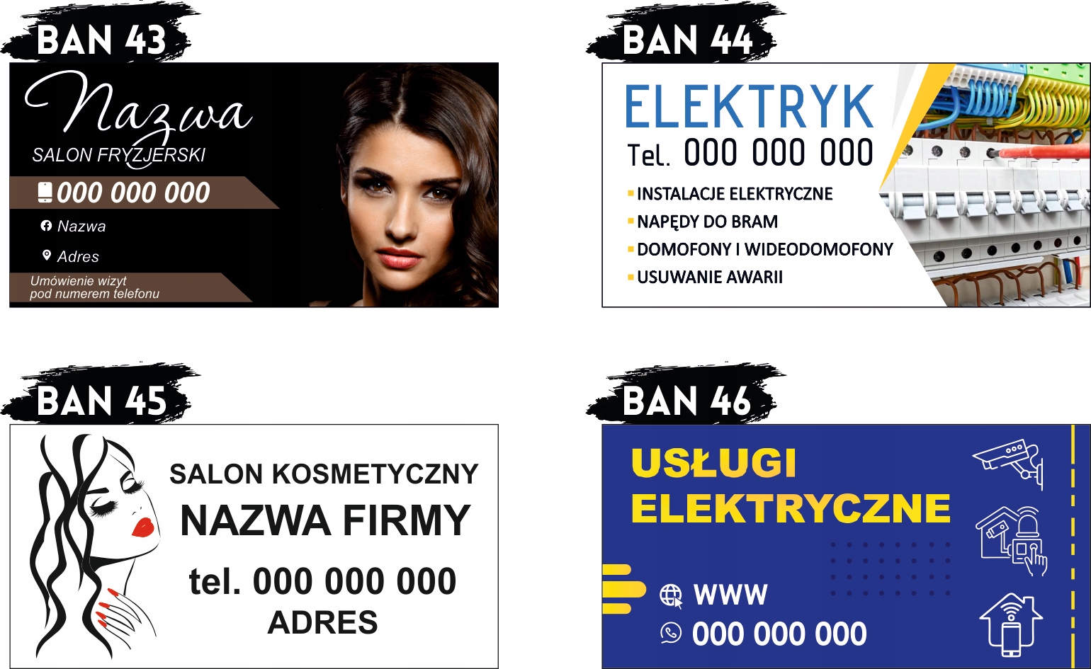 BANER REKLAMOWY OCZKOWANY 200x100 cm RÓŻNE WZORY SPRZEDAŻ MIODU