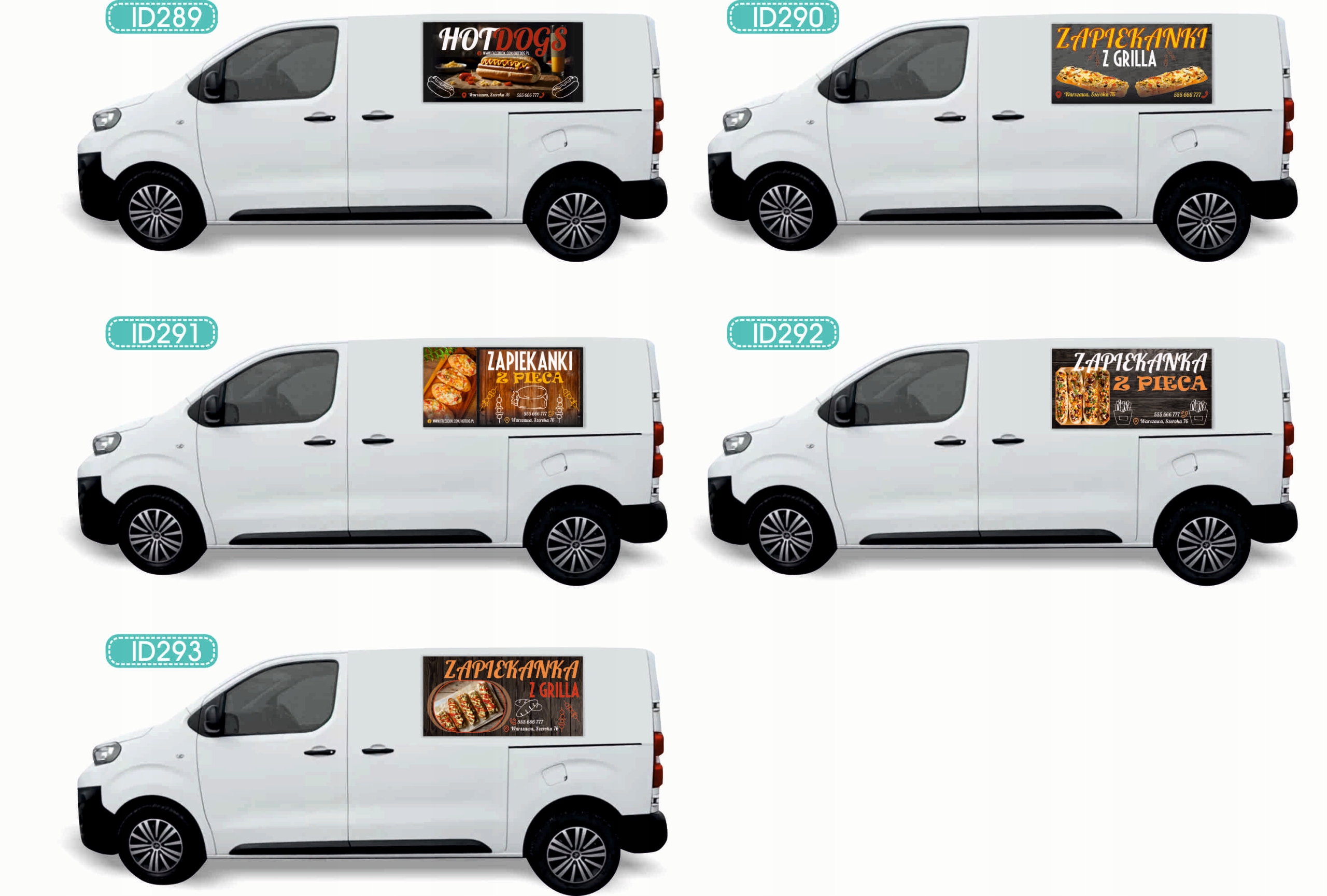 Reklama Naklejka na samochód różne wzory do wyboru DZIAŁKA NA SPRZEDAŻ