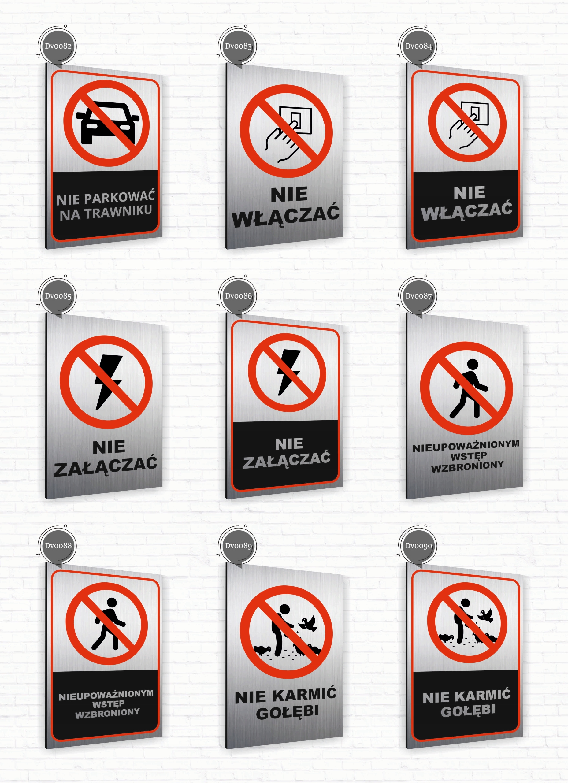 Tabliczka znak informacyjny 40x30 Srebrna PARKING DLA NIEPEŁNOSPRAWNYCH