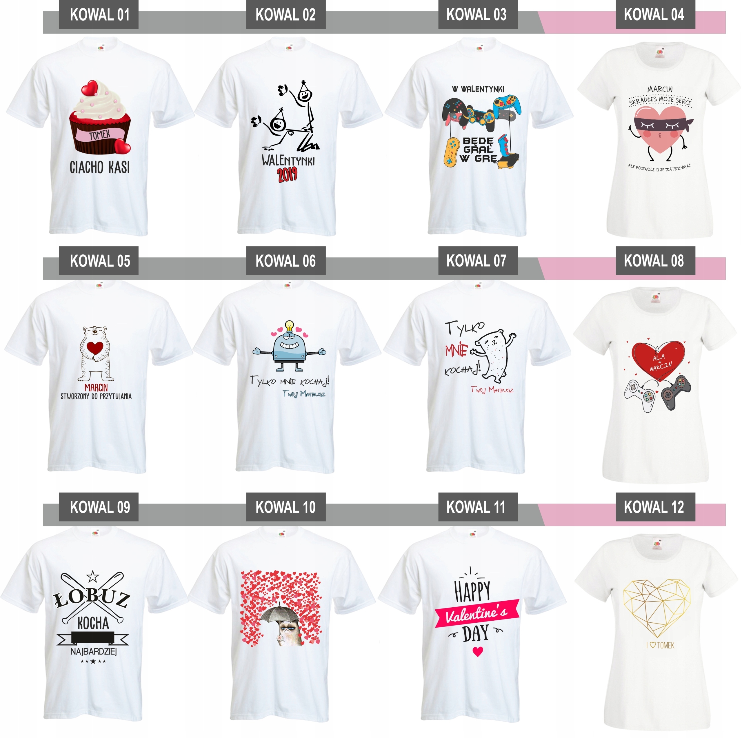 KOSZULKA koszulki NADRUK erotic WALENTYNKI 2019