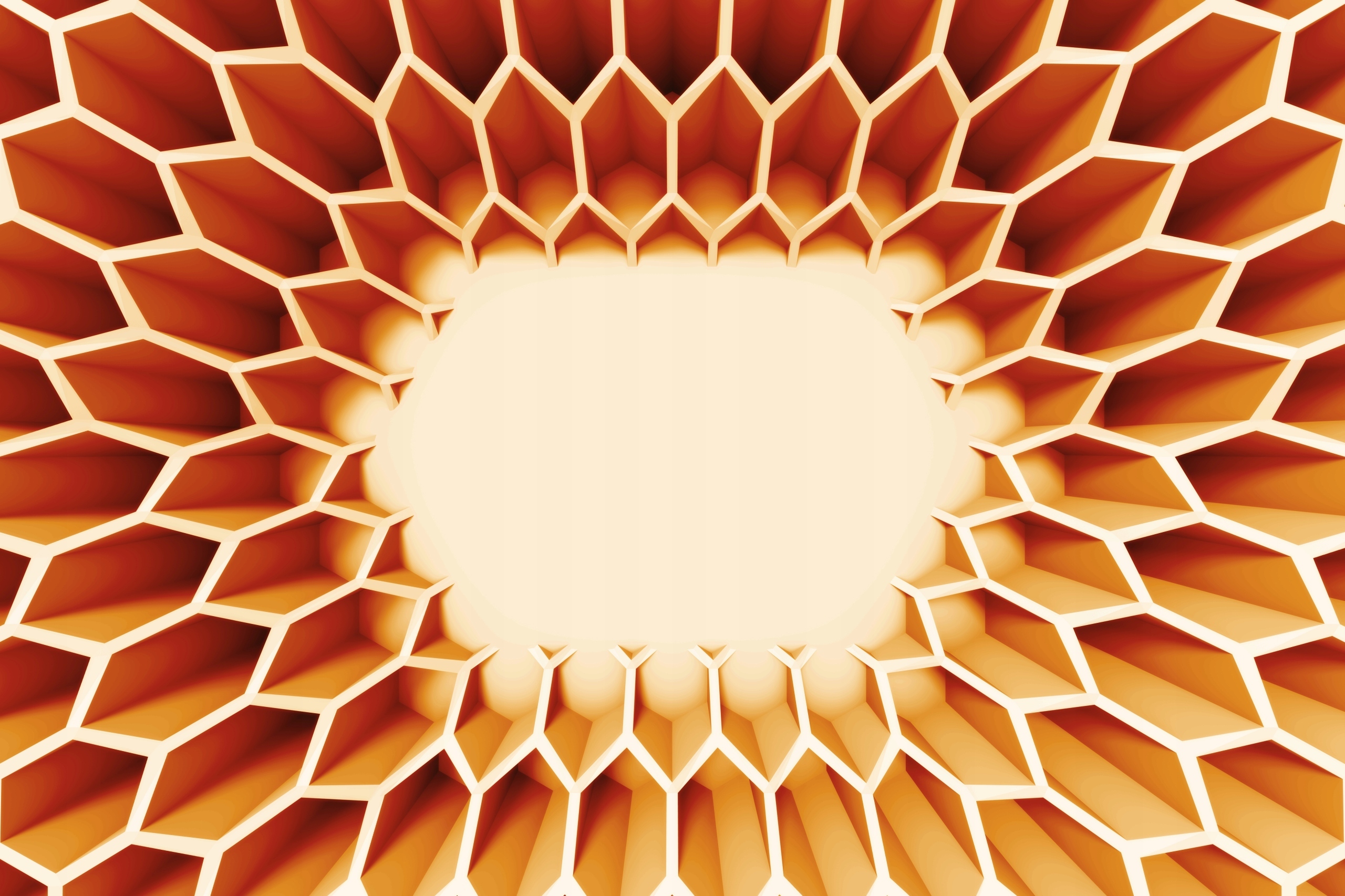 FOTOTAPETA ABSTRAKCJA POMARAŃCZ DZIURY 380x256