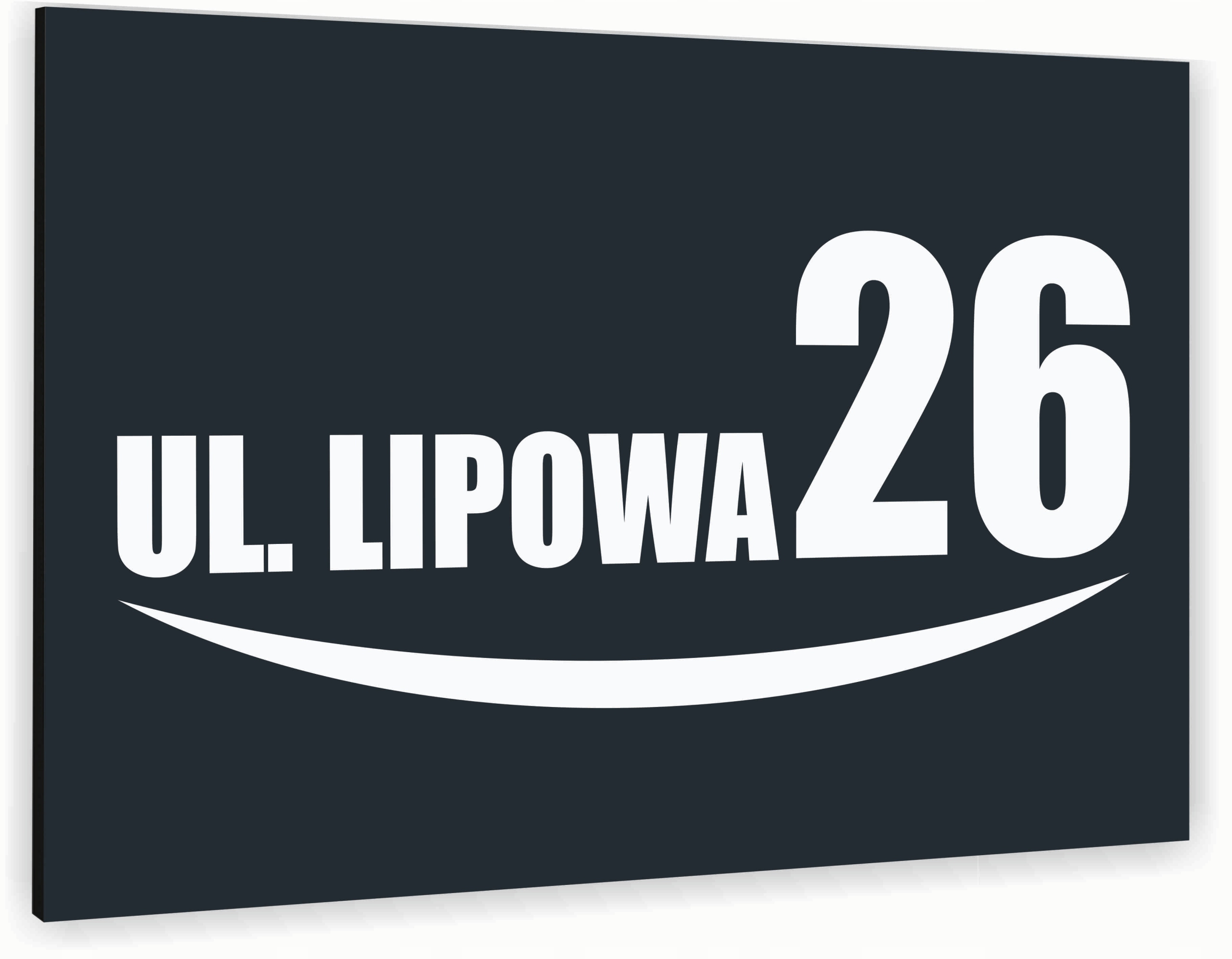 Tabliczka Tablica ADRESOWA ANTRACYT DIBOND 30x20 numer domu ul. dużo wzorów