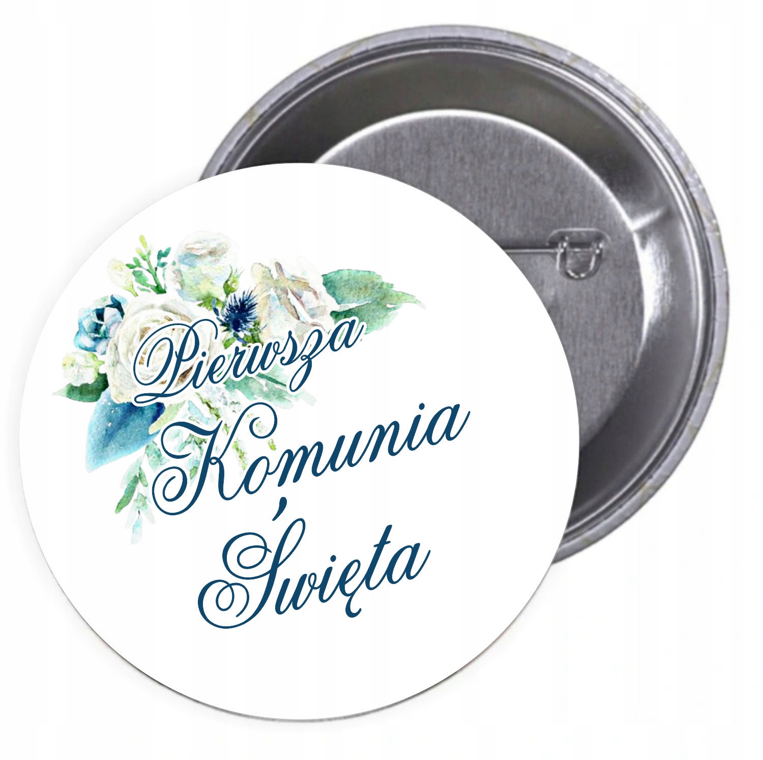 Przypinki buttony PIERWSZA KOMUNIA ŚWIĘTA