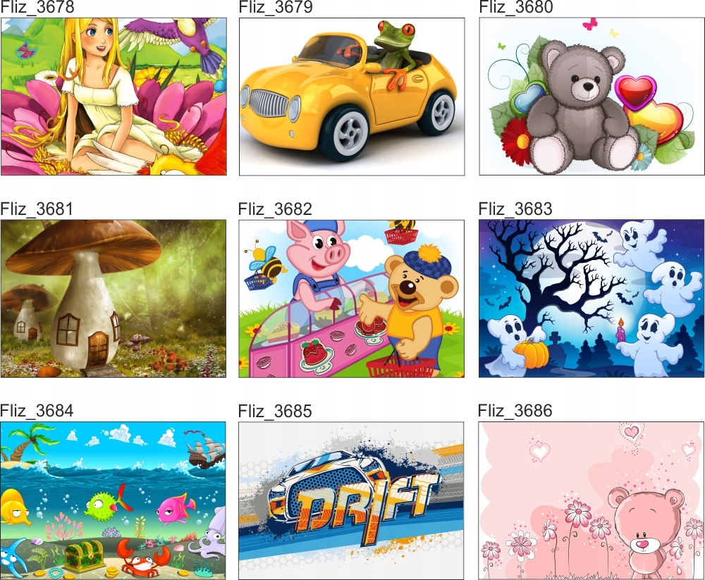 FOTOTAPETA MAPA ŚWIATA ZWIERZĄTKA dziecięca