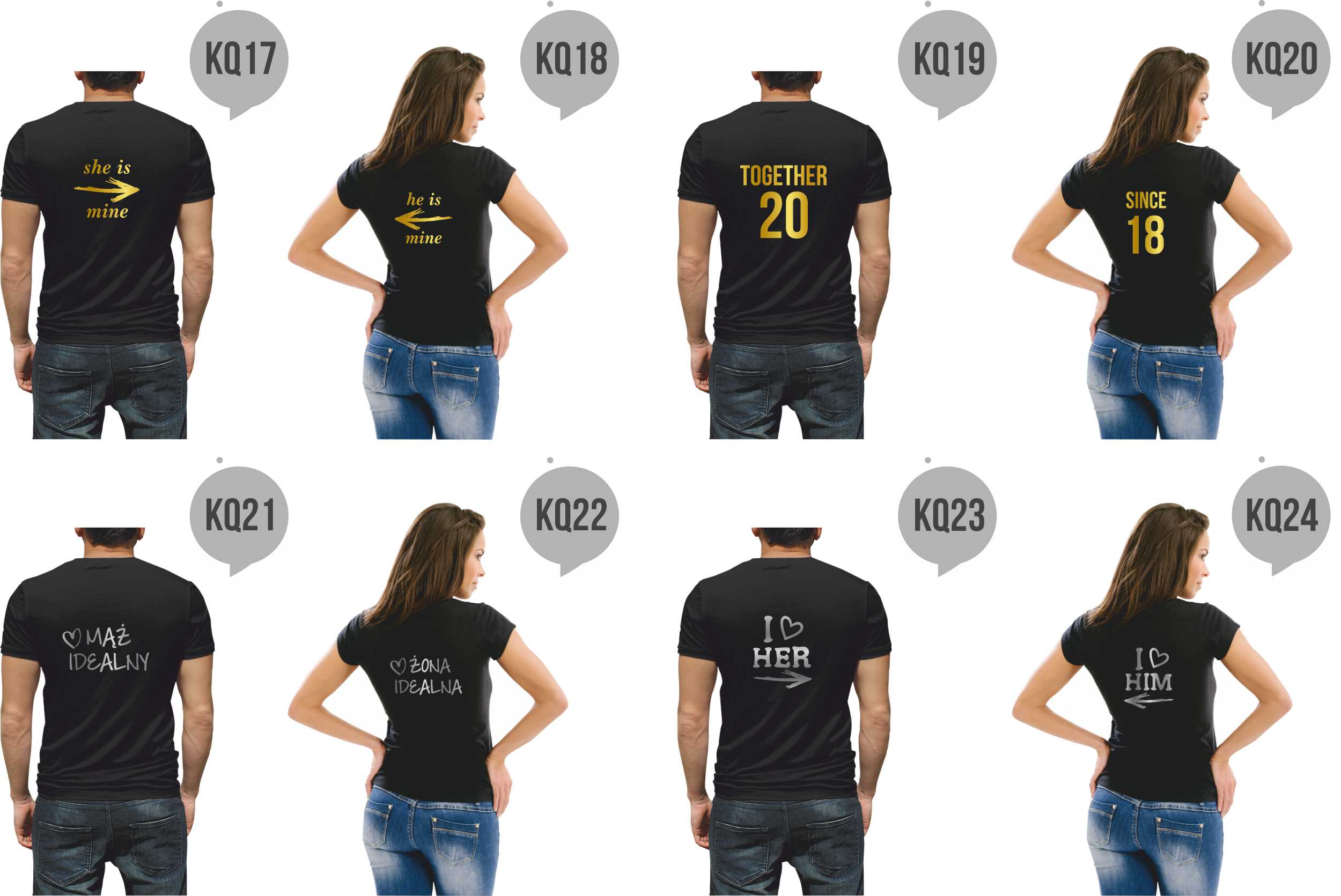 Koszulki PREZENT NA ROCZNICĘ ŚLUBU dla niego niej