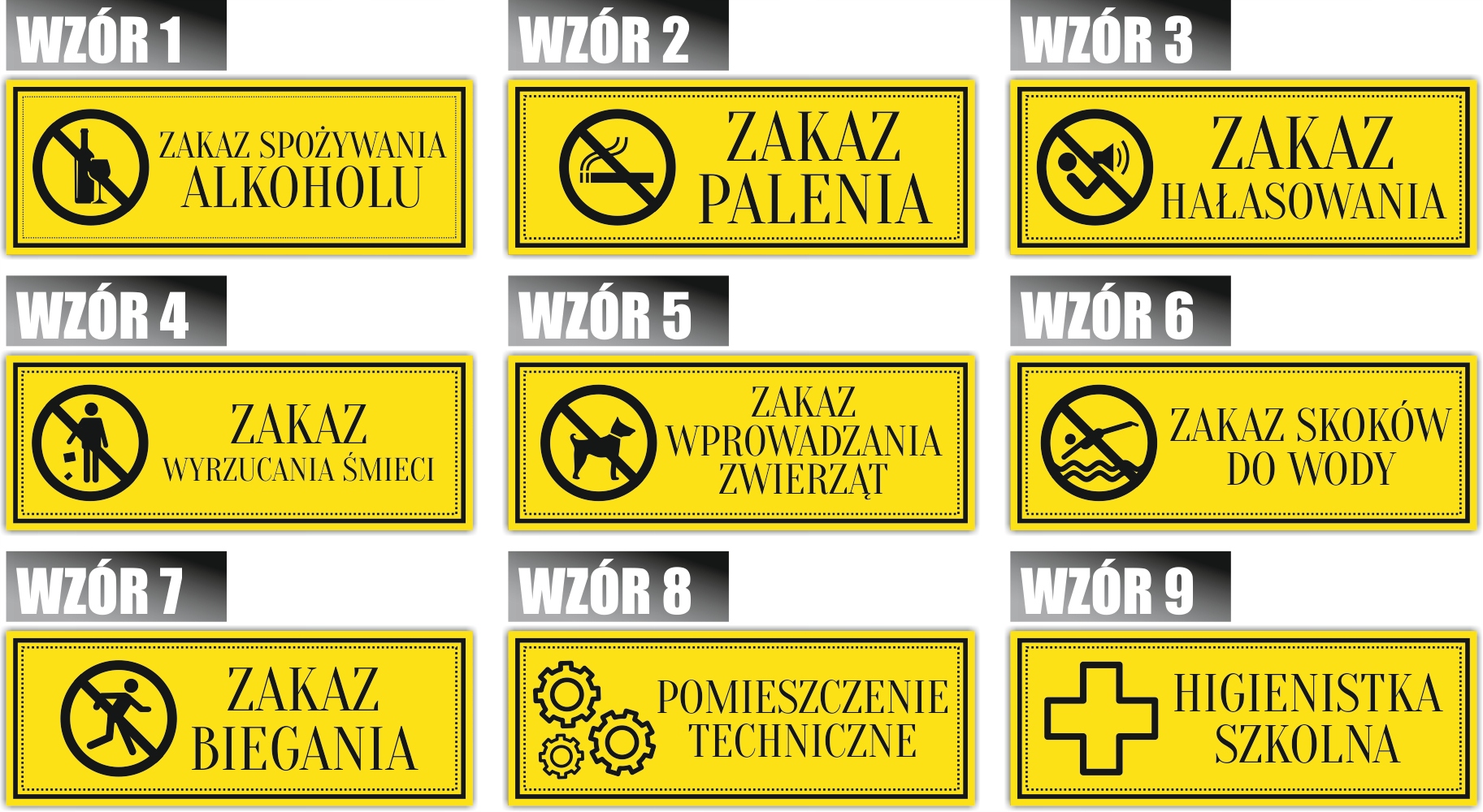 Tabliczka nierdzewana grawer TOALETA