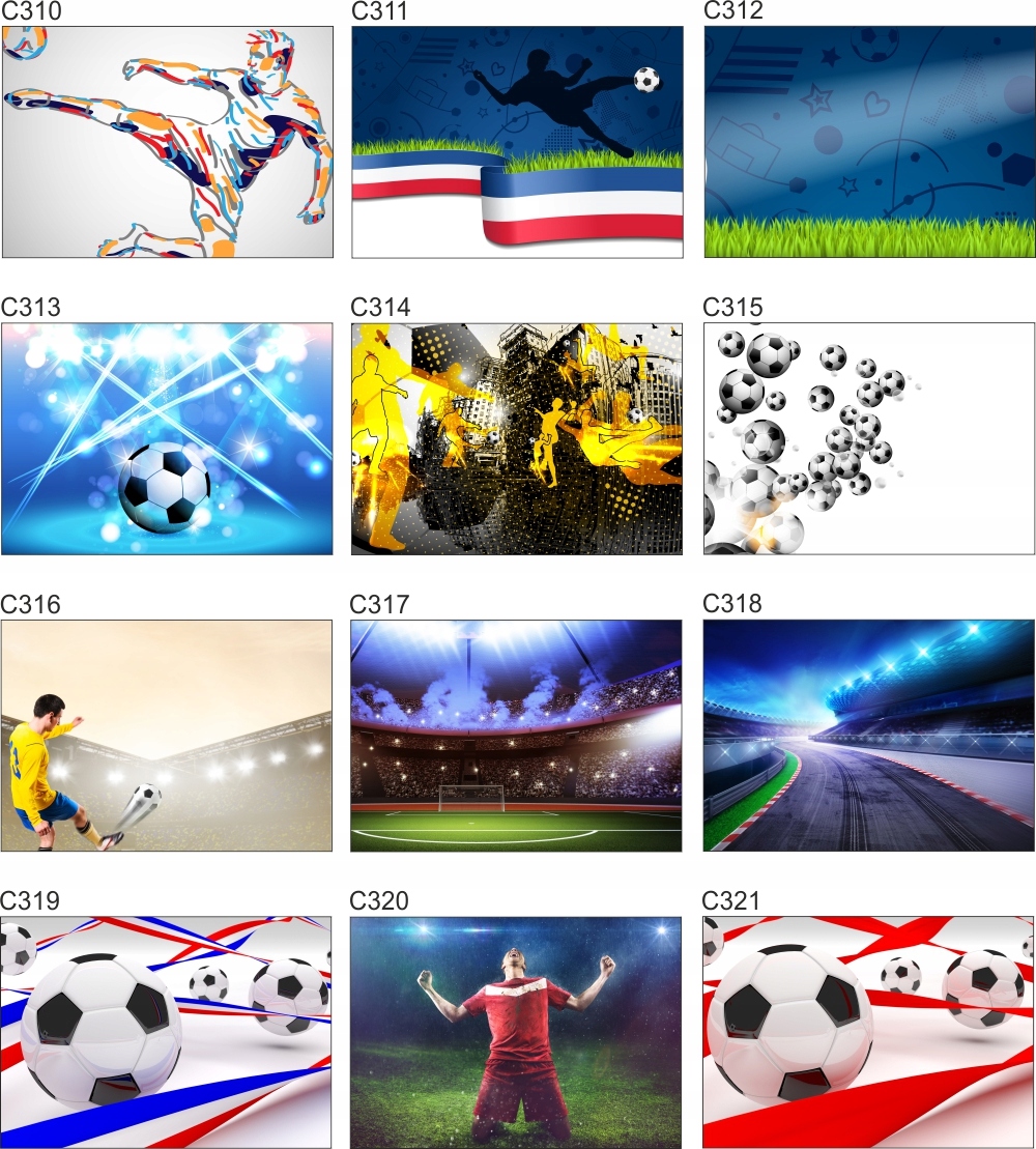 Fototapeta 3D dla dzieci stadion piłka 260x200 FLI