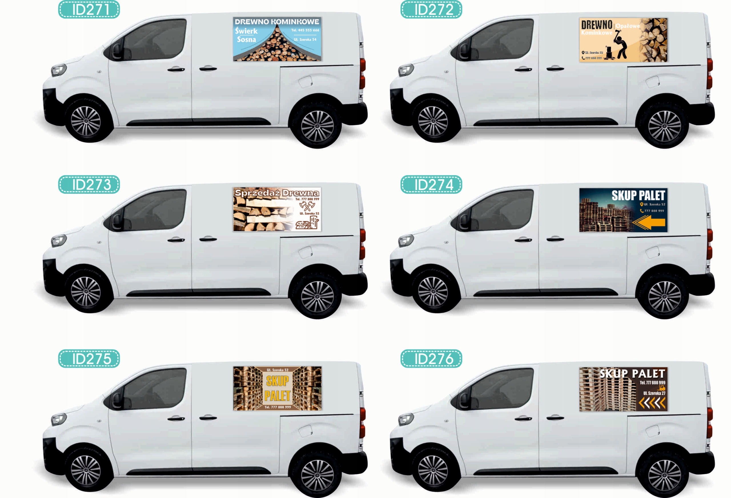 Reklama Naklejka na samochód DUŻO WZORÓW do wyboru EXTRA BURGER