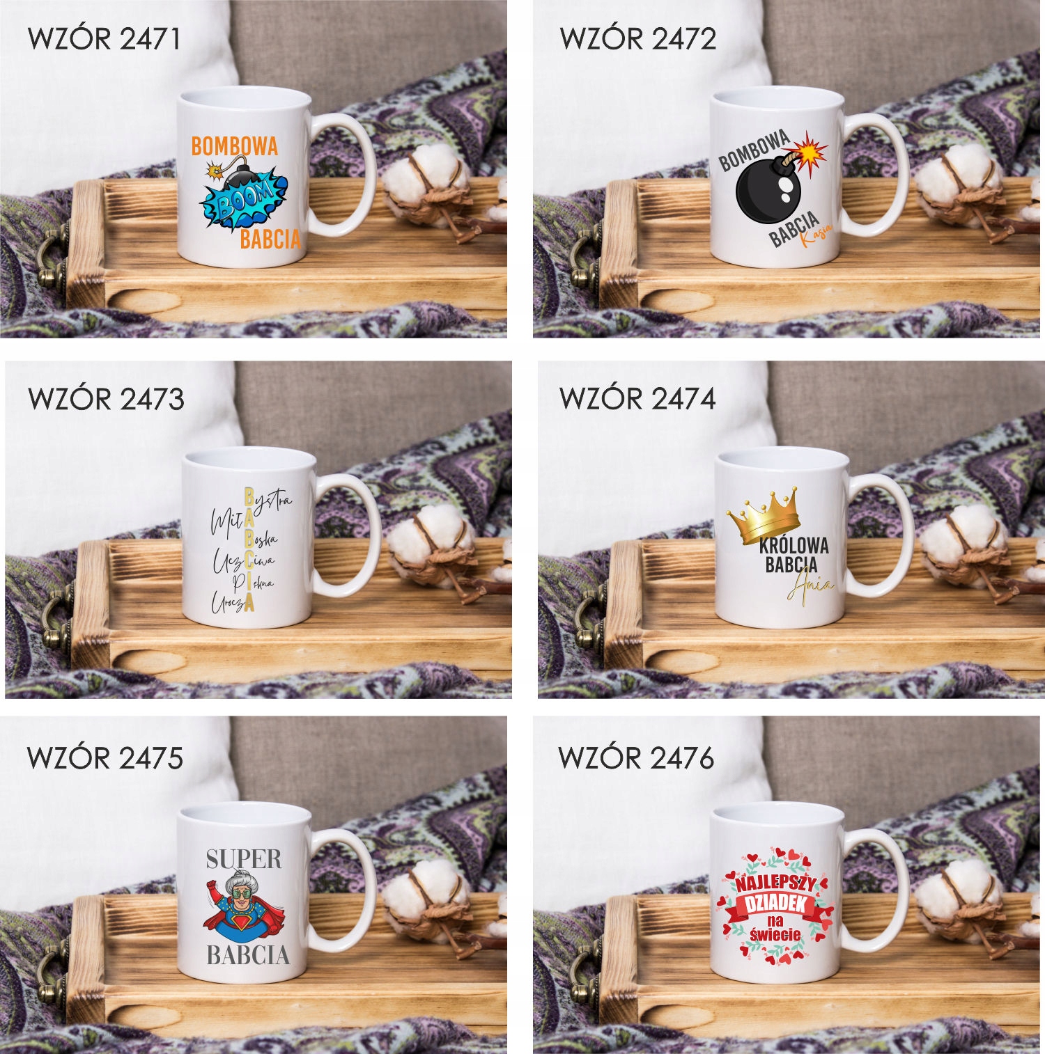 Kubek PREZENT dla dziadka SUPER DZIADEK