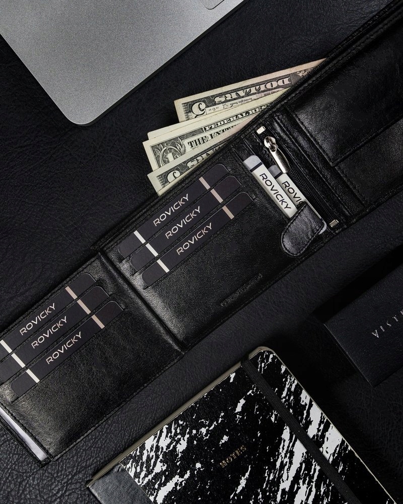 Portfel męski z grawerem PREZENT dla strażaka