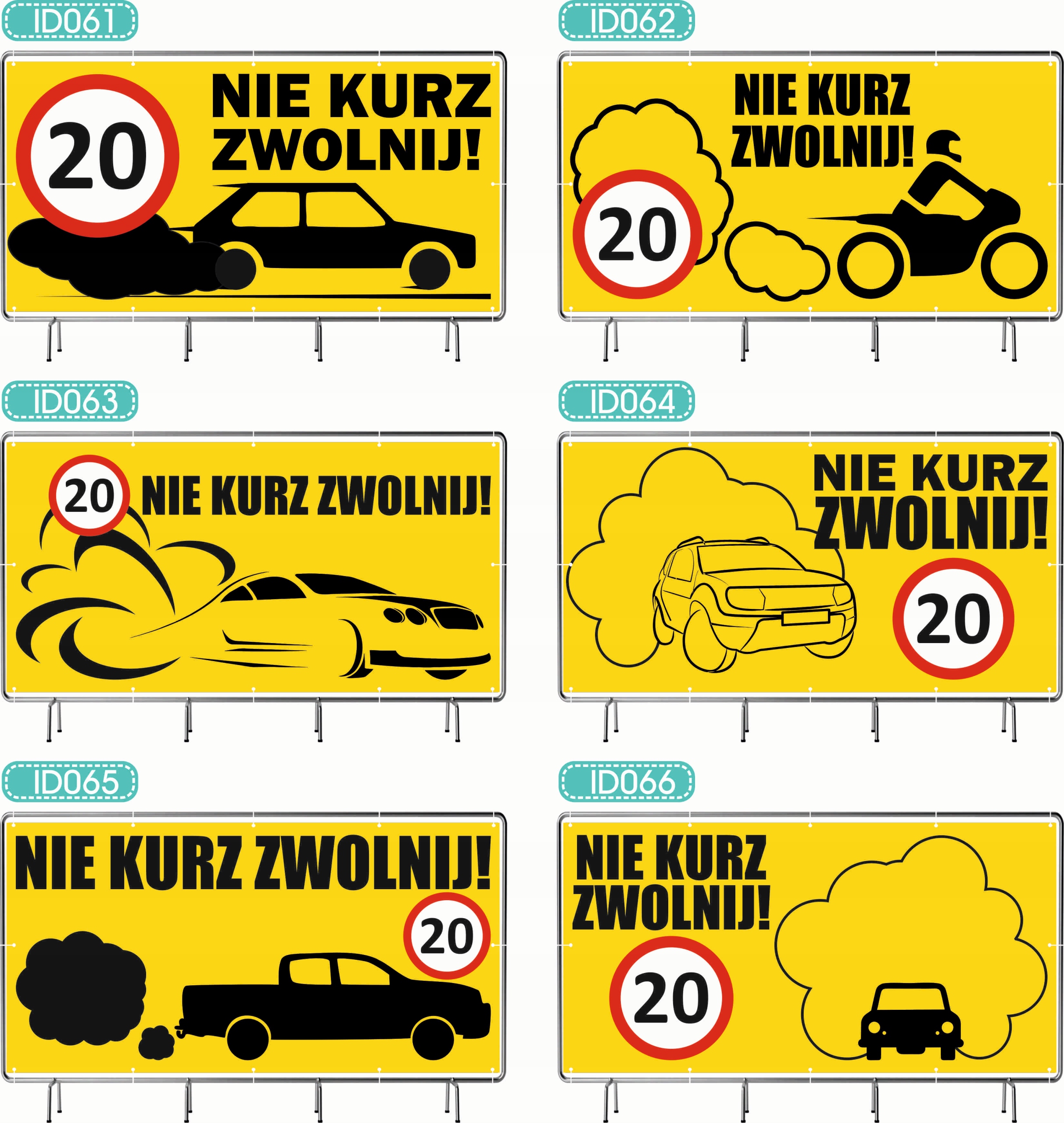 BANER REKLAMOWY 130x80cm projekt w cenie różne wzory PRZEWÓZ OSÓB