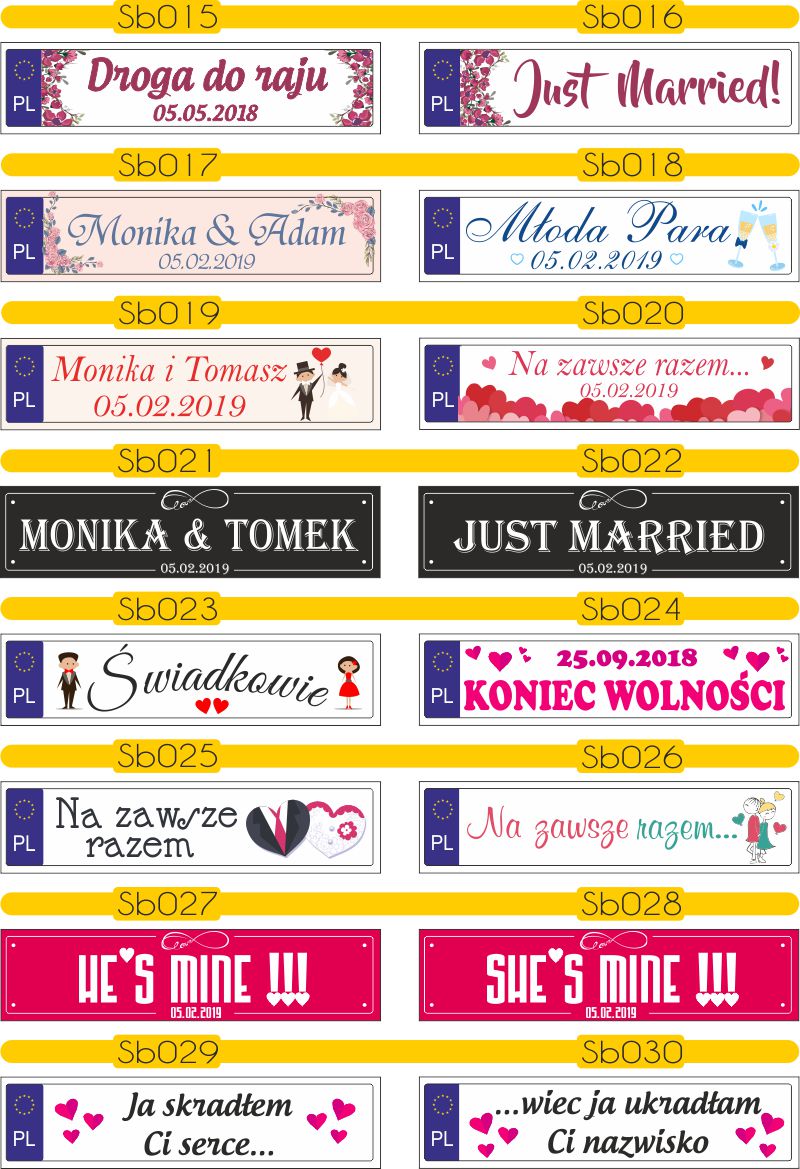 TABLICA ŚLUBNA dekoracyjna rejestracyjn na ślub IMION DATA TWÓJ NAPIS