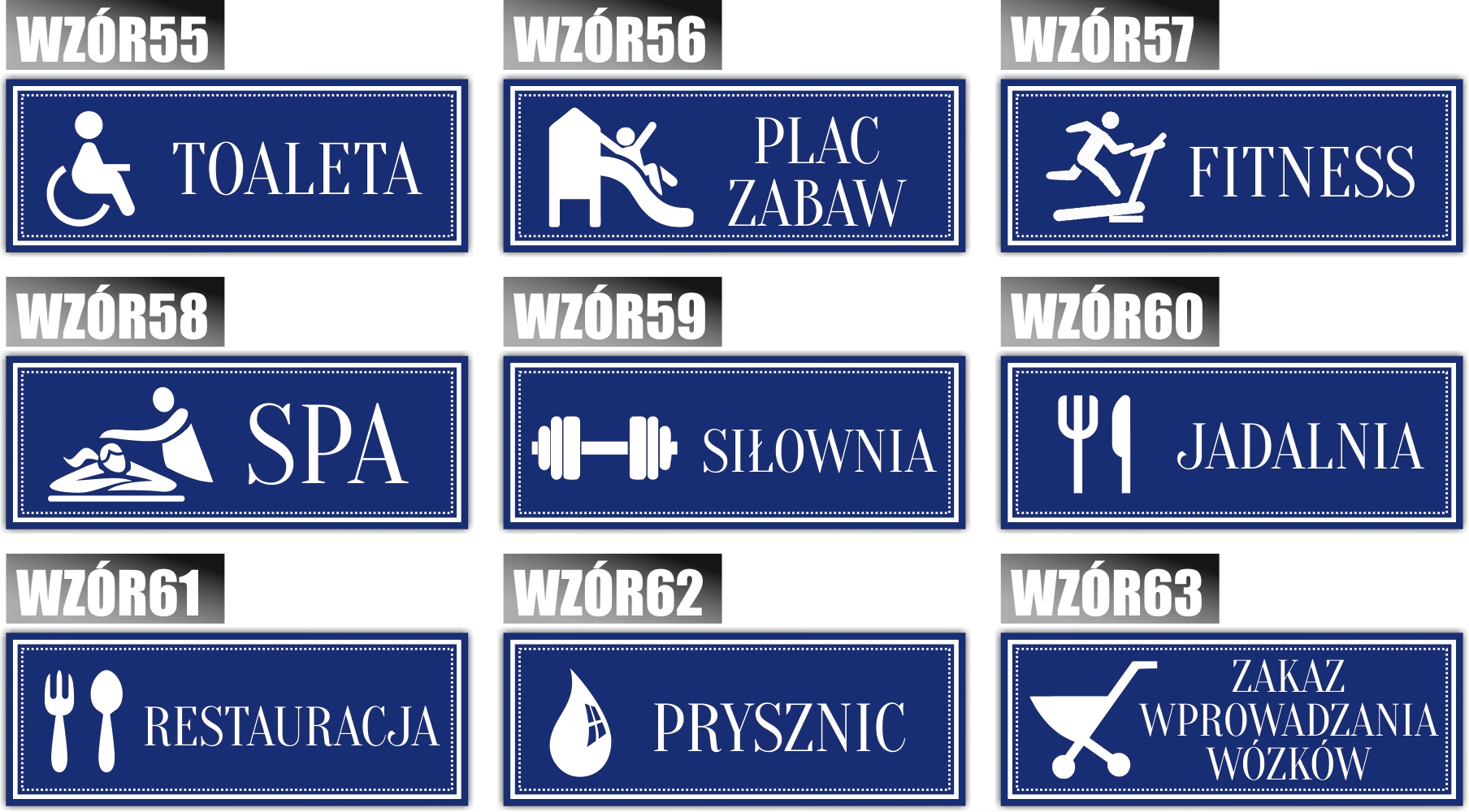 Tabliczka nierdzewana grawer PARKING