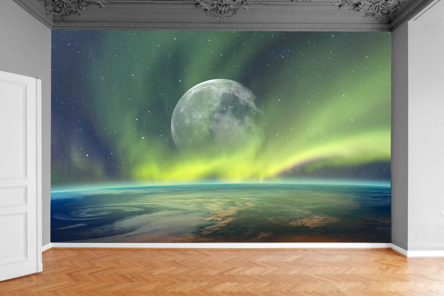 Fototapeta KOSMICZNA KSIĘŻYCA 130x80