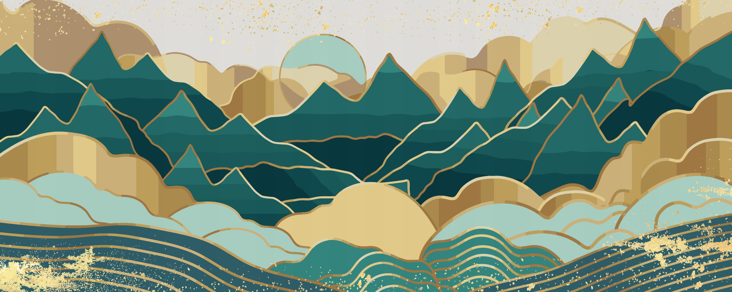 FOTOTAPETA Marmur Góry Las na wymiar 3D 395x280