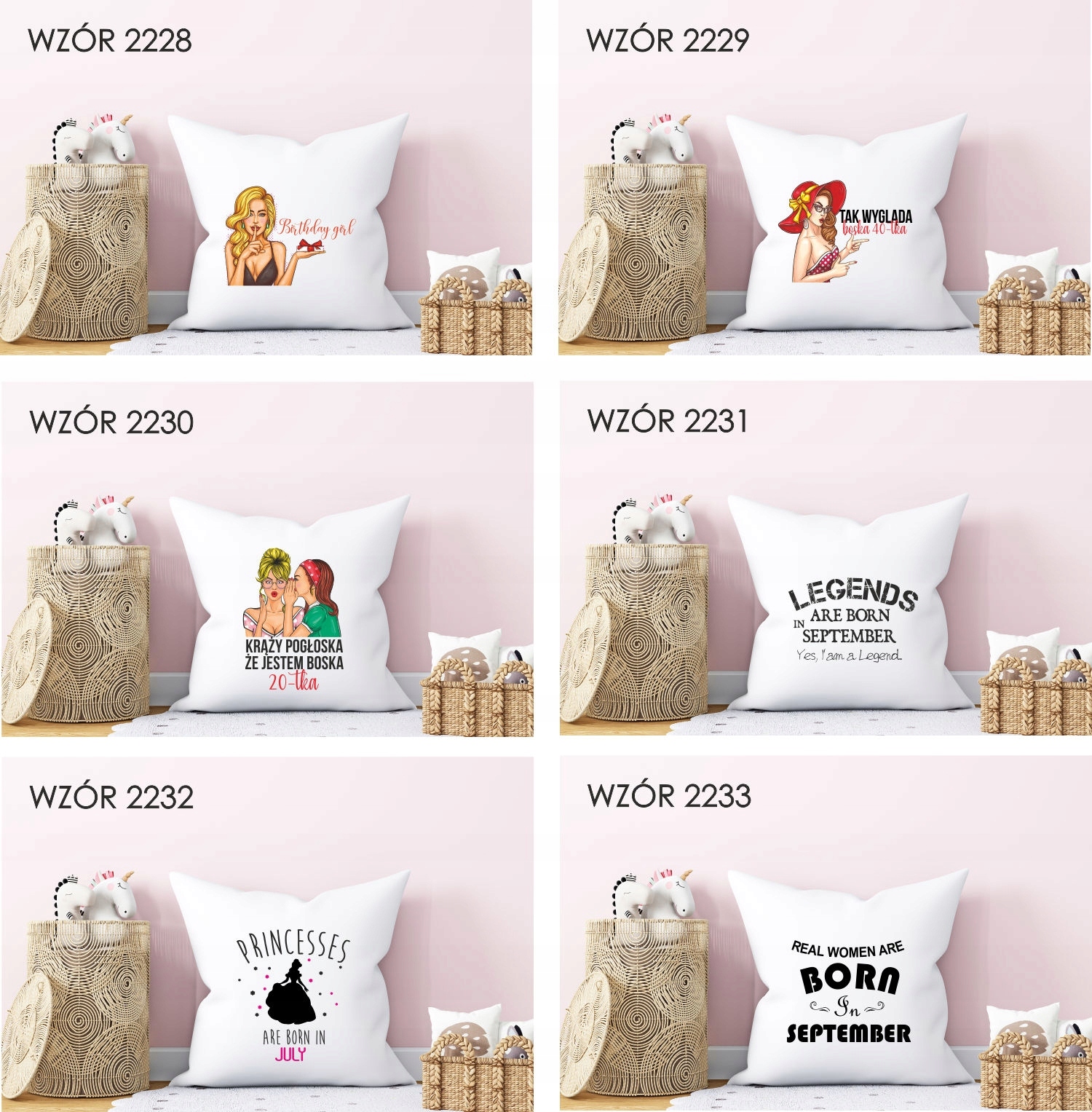 FOTO Poduszka Prezent na urodziny 20 30 40 50 60