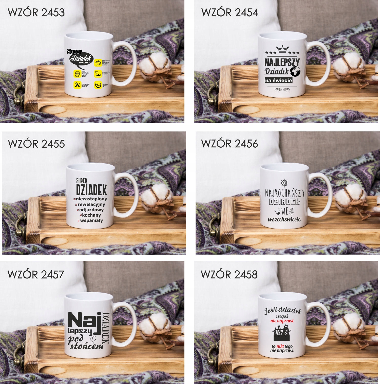 Kubek PREZENT dla dziadka SUPER DZIADEK