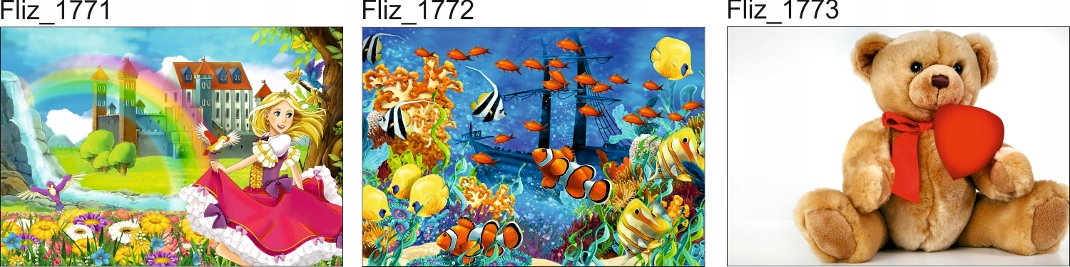 FOTOTAPETA dziecięca KWIATKI KSIĘŻNICZKA 360x240