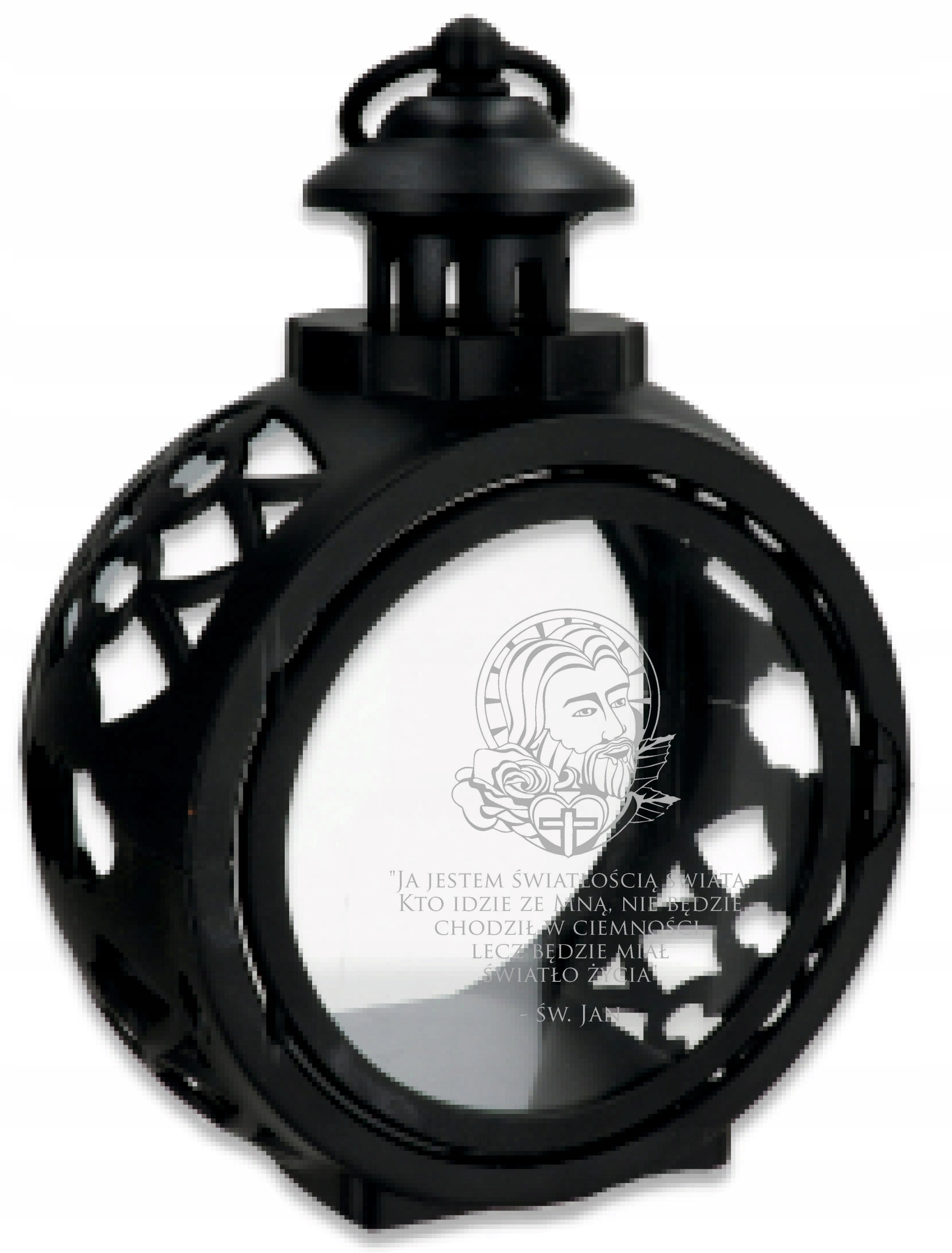 Latarenka ZNICZ okrągły personalizowany TWÓJ GRAWER TEKST dużo wzorów