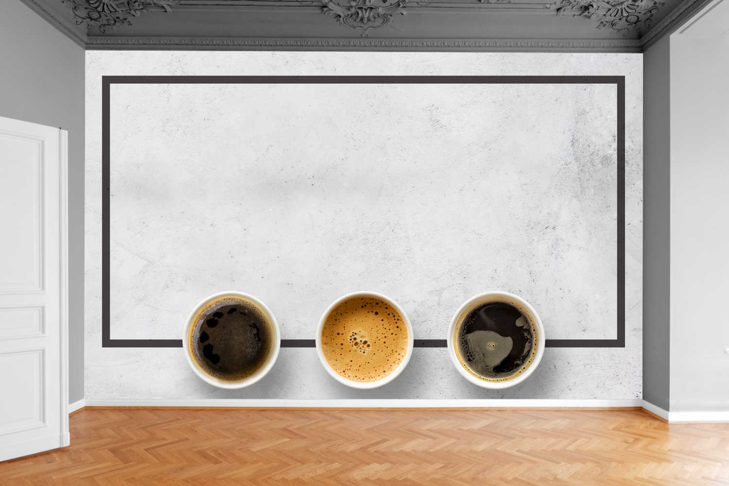 Fototapeta KUBKI KAWY CEMENTOWE BETONOWE 300x210