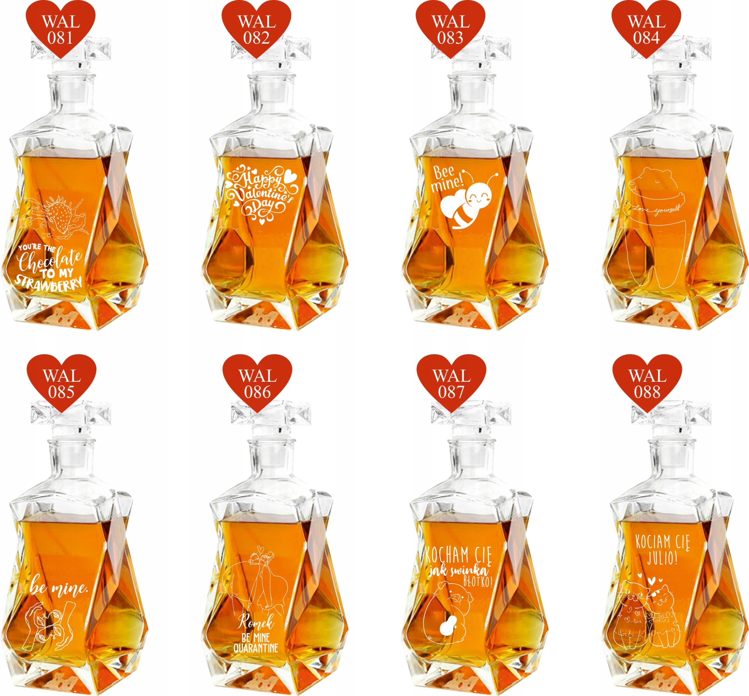 Karafka GRAWER prezent WALENTYNKI dla męża TANIO