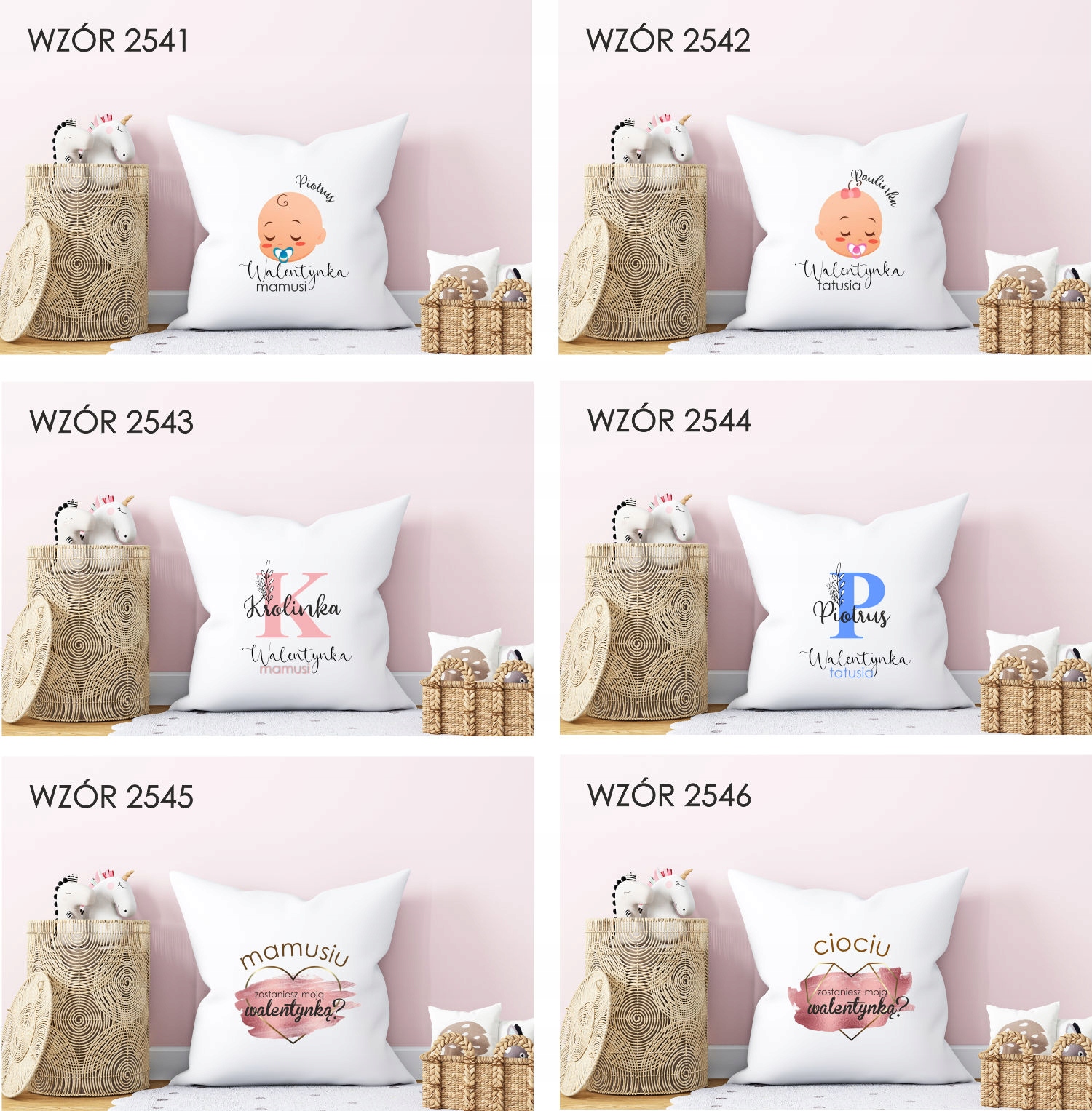 Poduszka z nadrukiem PREZENT dla MAMY WALENTYNKI