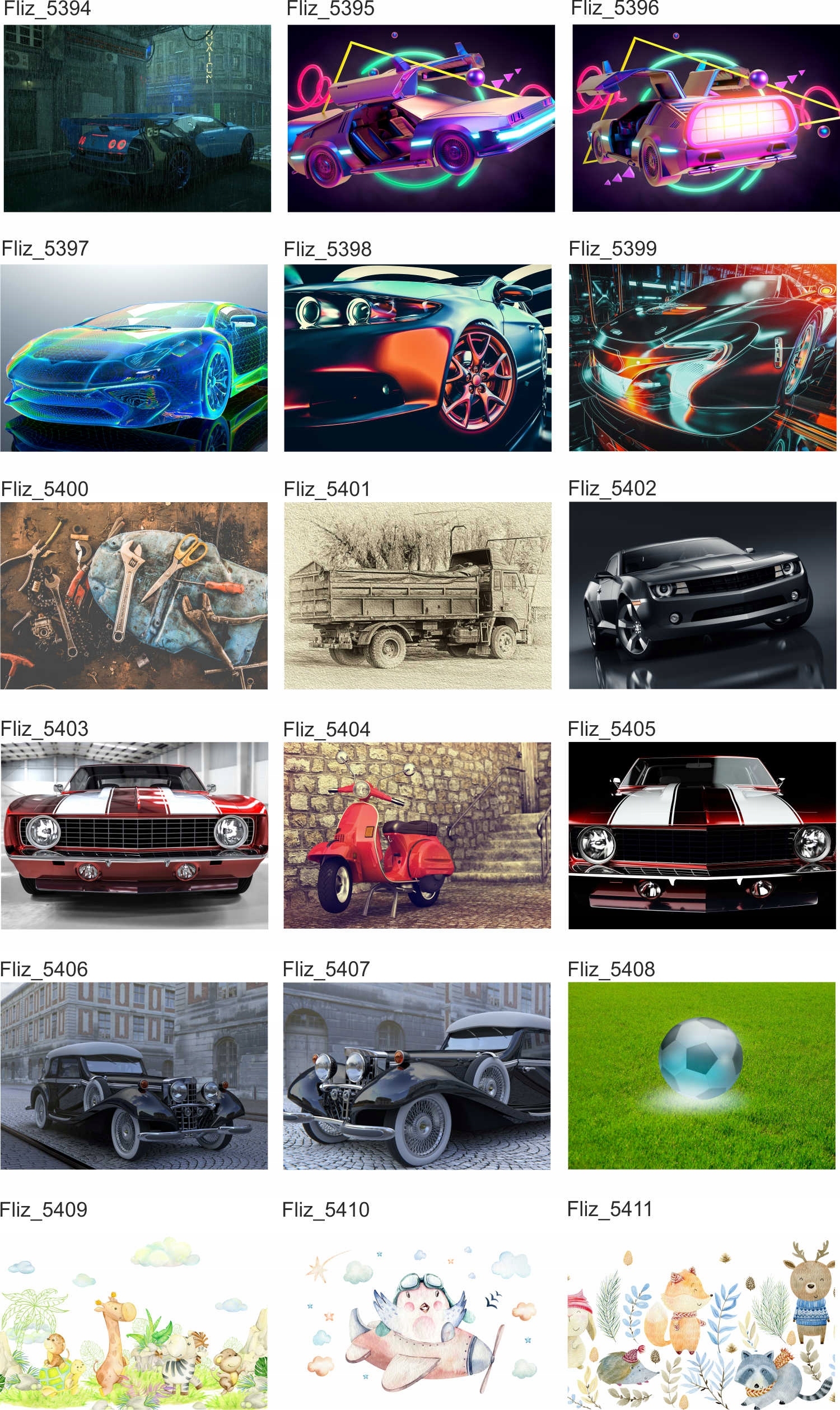 Fototapeta AUTO ZABYTKOWY SAMOCHÓD SPORTOWY