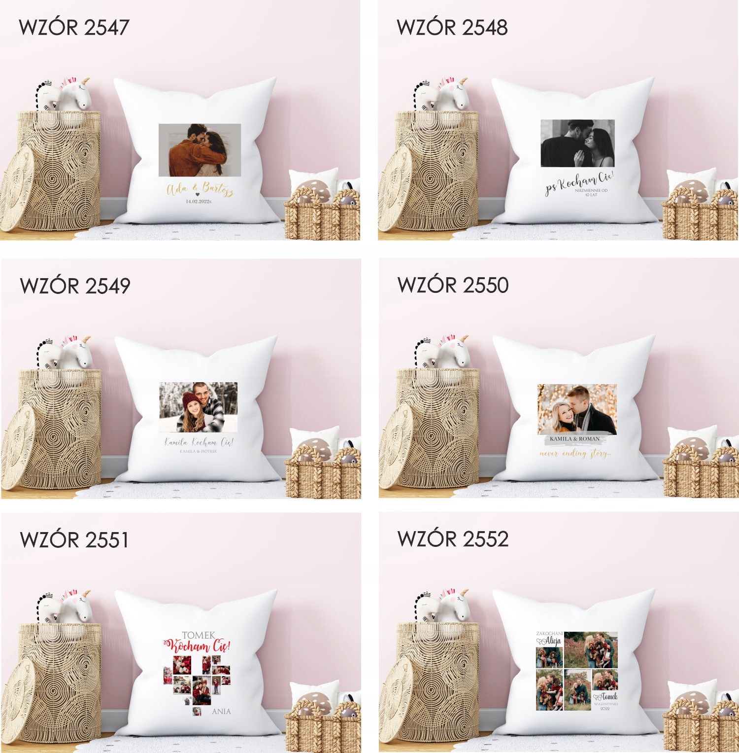 Poduszka z imieniem PREZENT CIOCIA WALENTYNKA