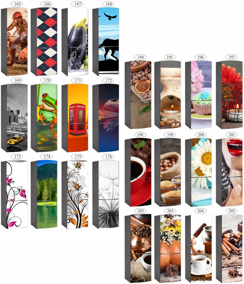 NAKLEJKA na lodówkę naklejki skin OZDOBA