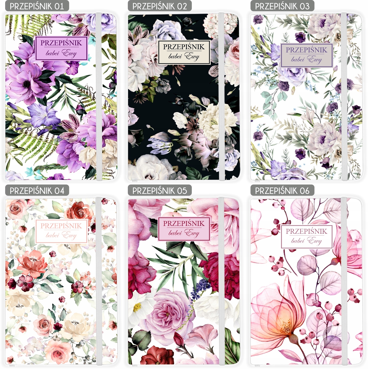 Przepiśnik do przepisów NOTES zeszyt Dla BABCI