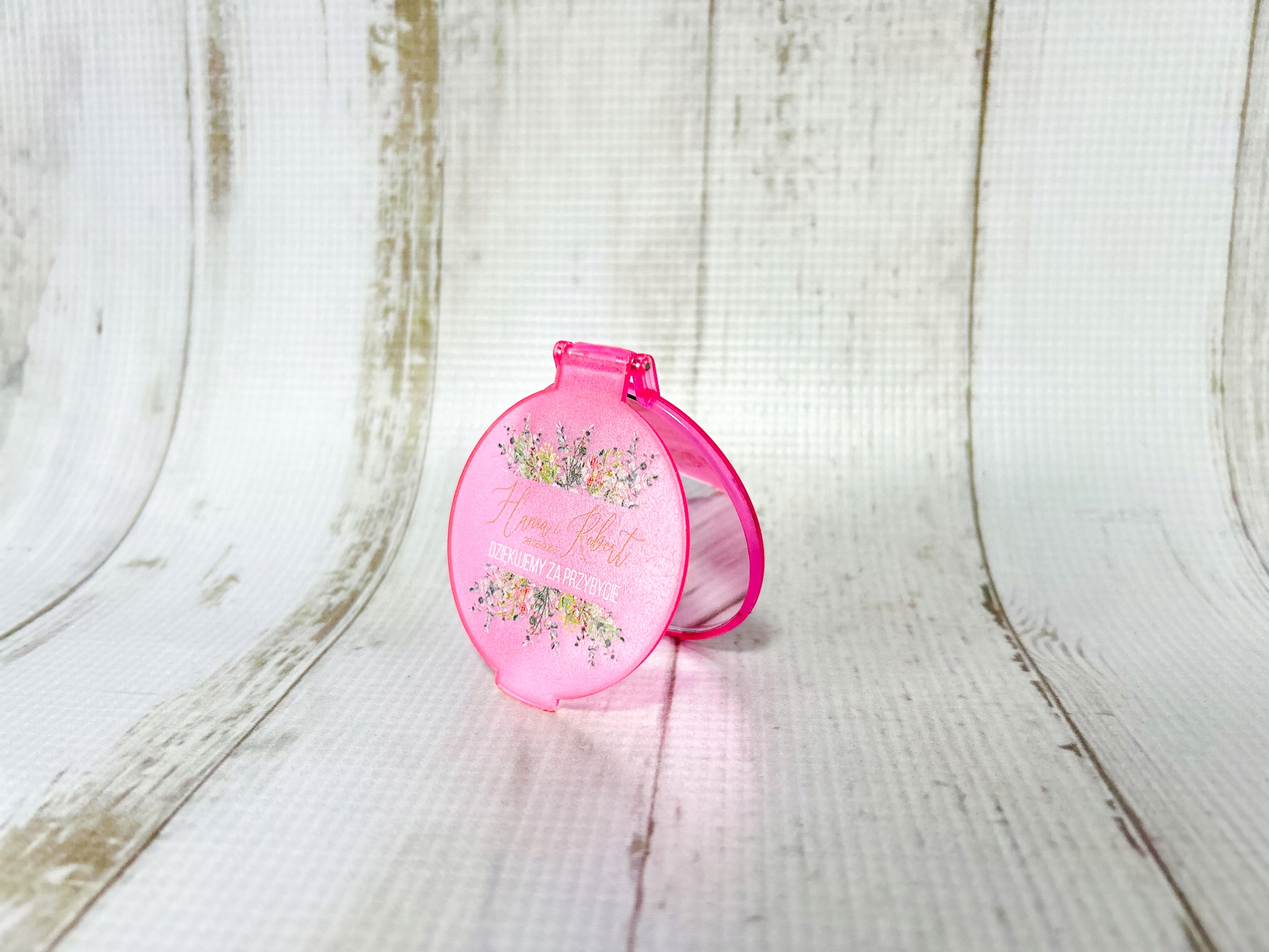 LUSTERKO personalizowane podziękowania dla gości ŚLUB NADRUK UV dużo wzorów